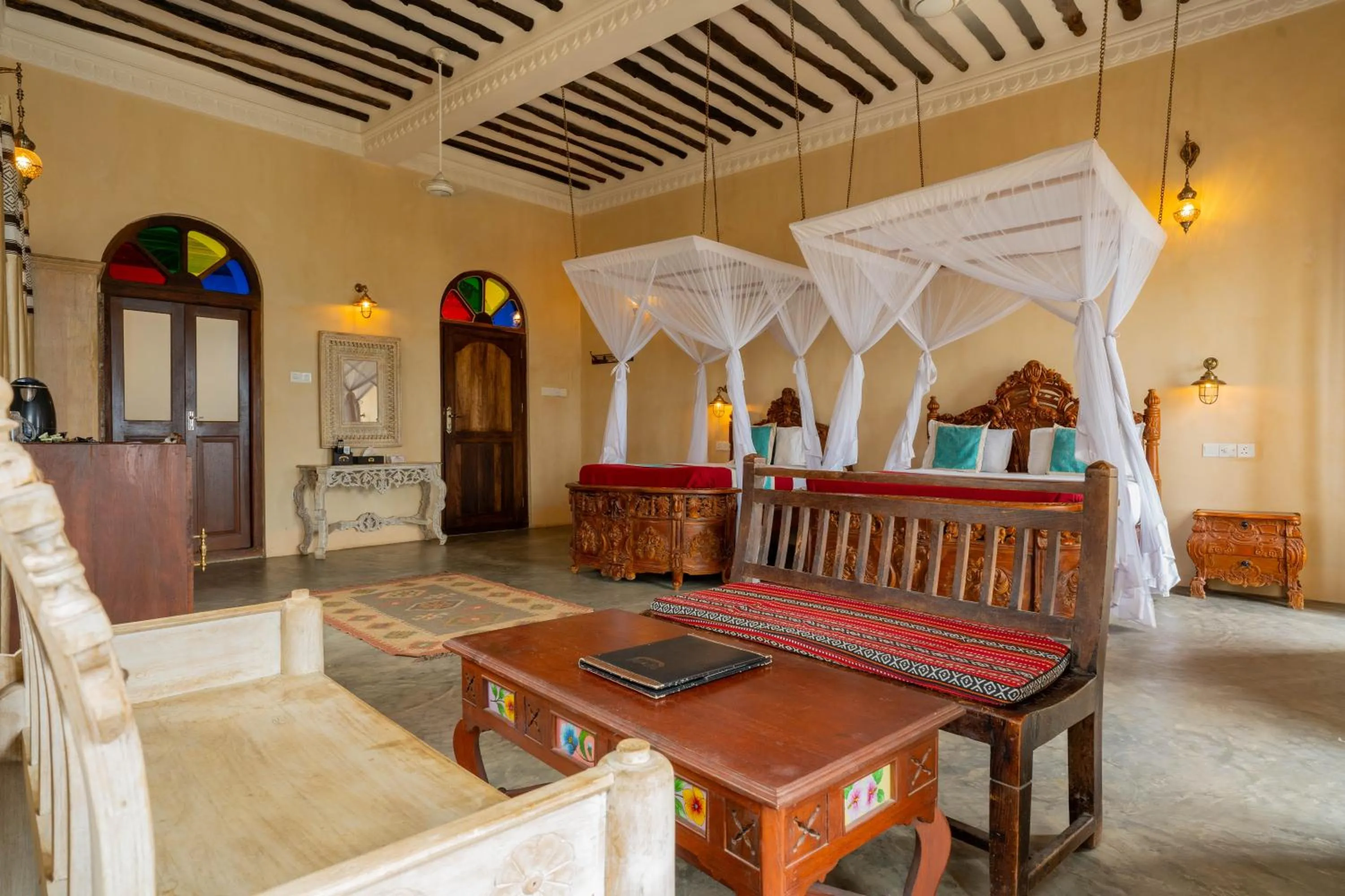 Seating area in Mizingani Seafront Hotel