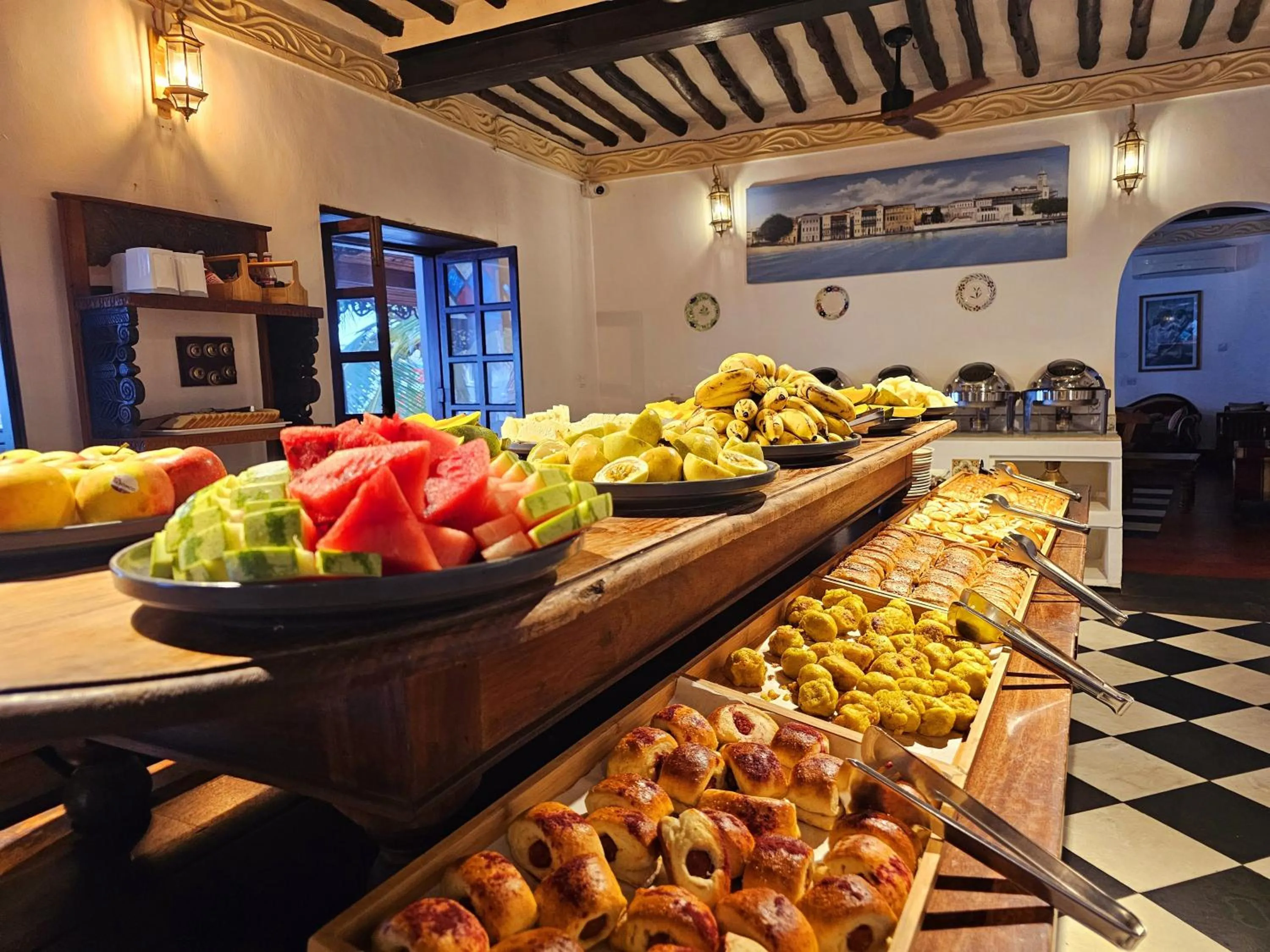 Breakfast in Mizingani Seafront Hotel