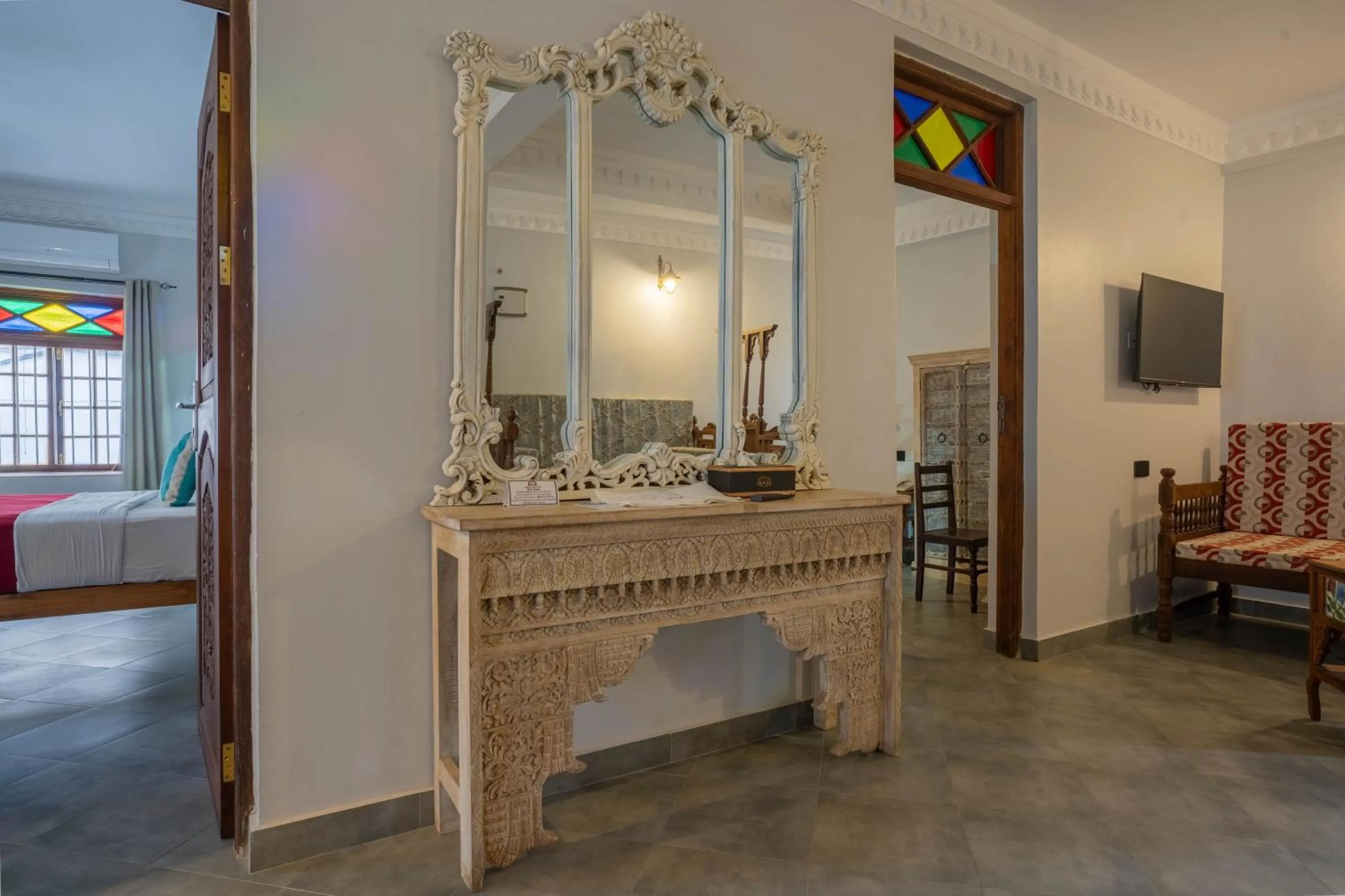 Decorative detail in Mizingani Seafront Hotel