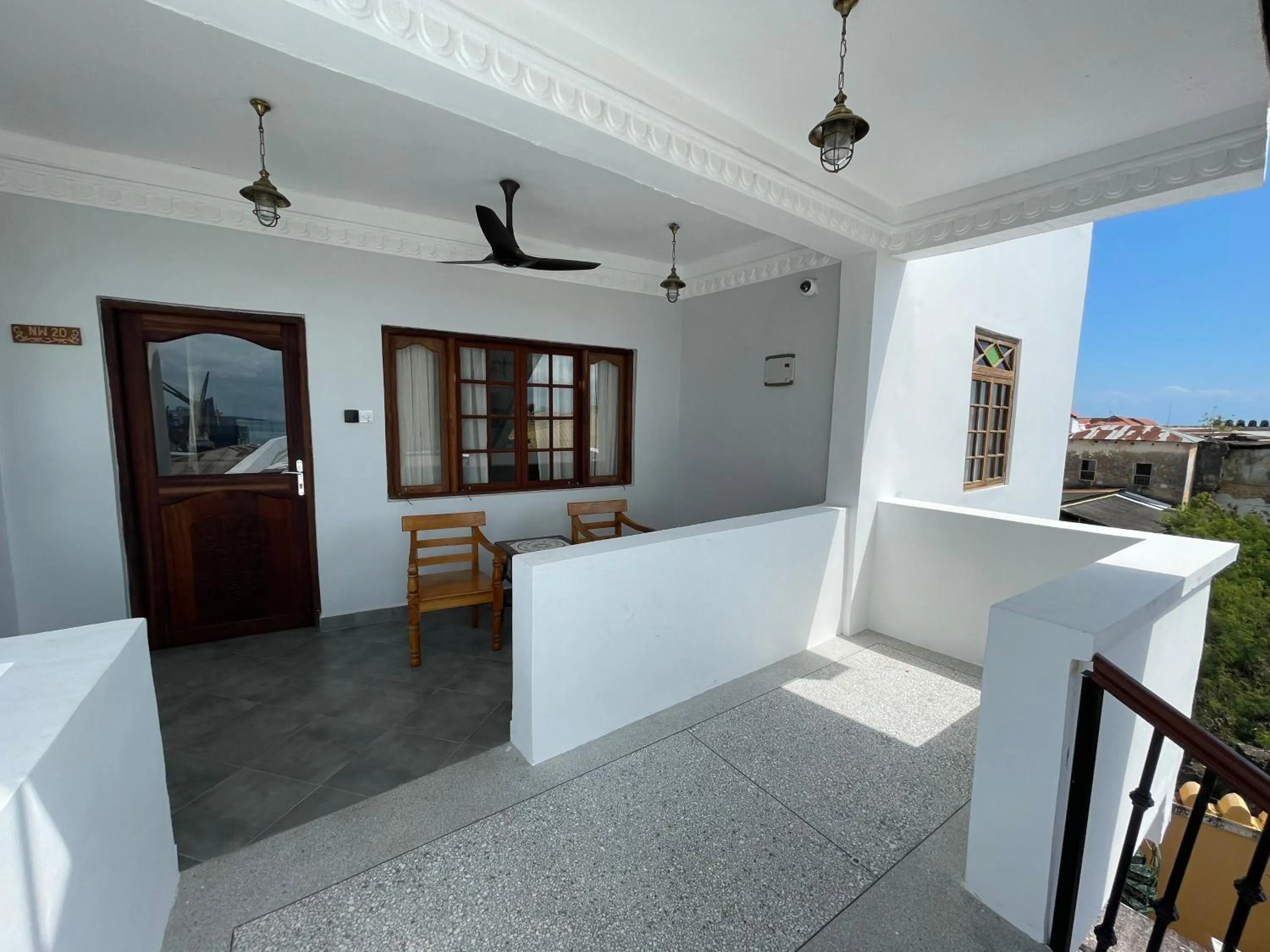 Balcony/Terrace in Mizingani Seafront Hotel