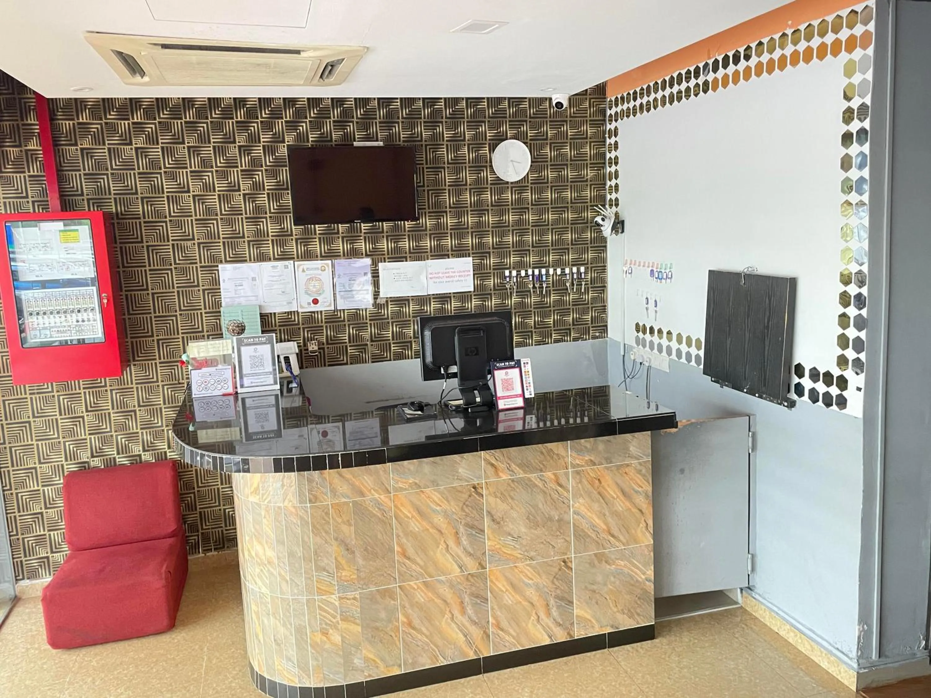 Communal lounge/ TV room in Hotel Rim Global Subang