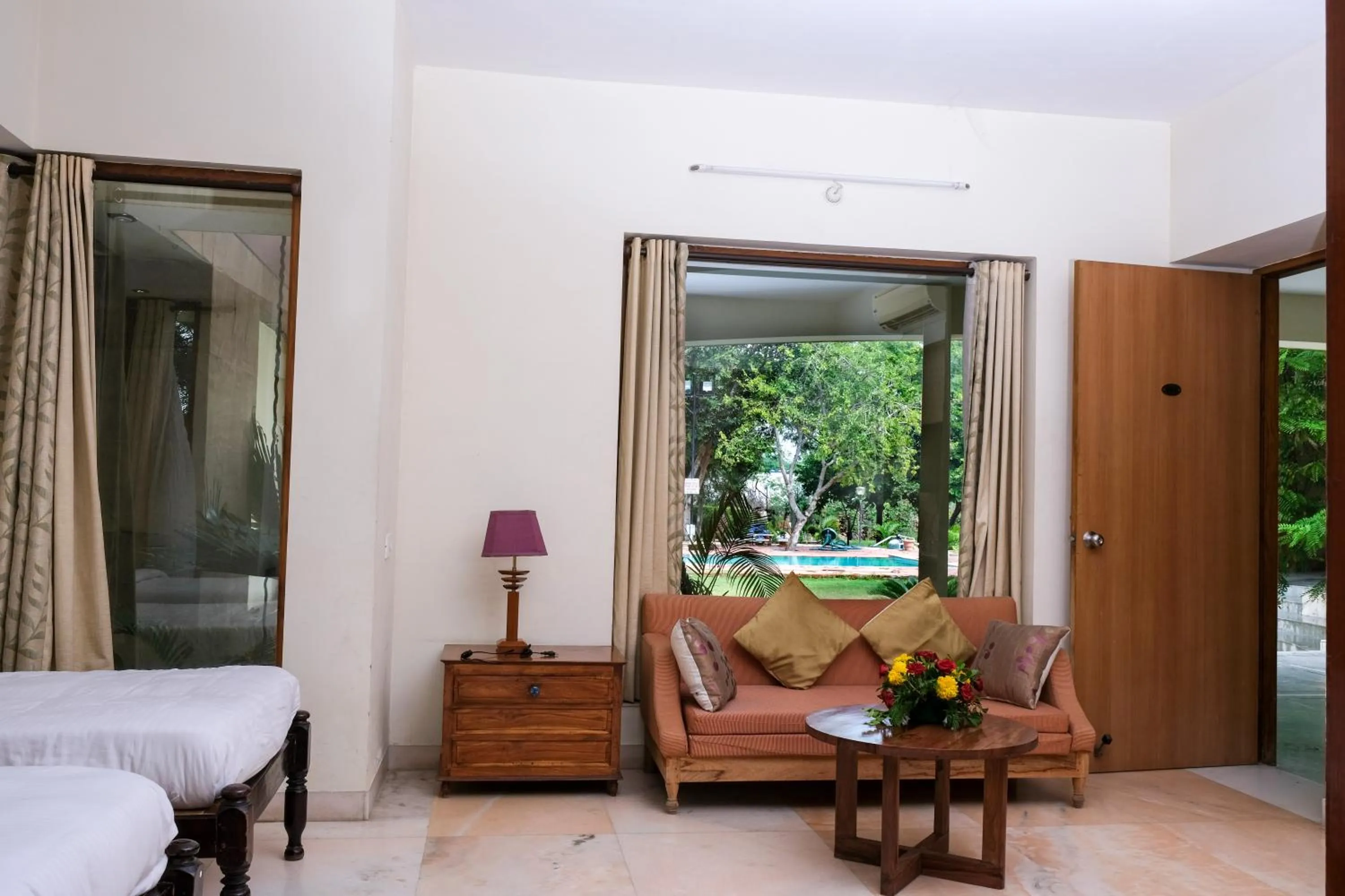 Seating area in The Chitvan Resort