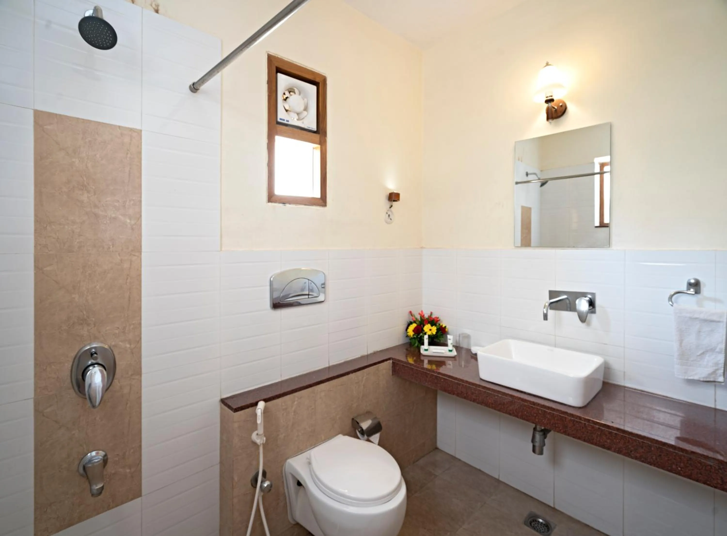 Shower in The Chitvan Resort