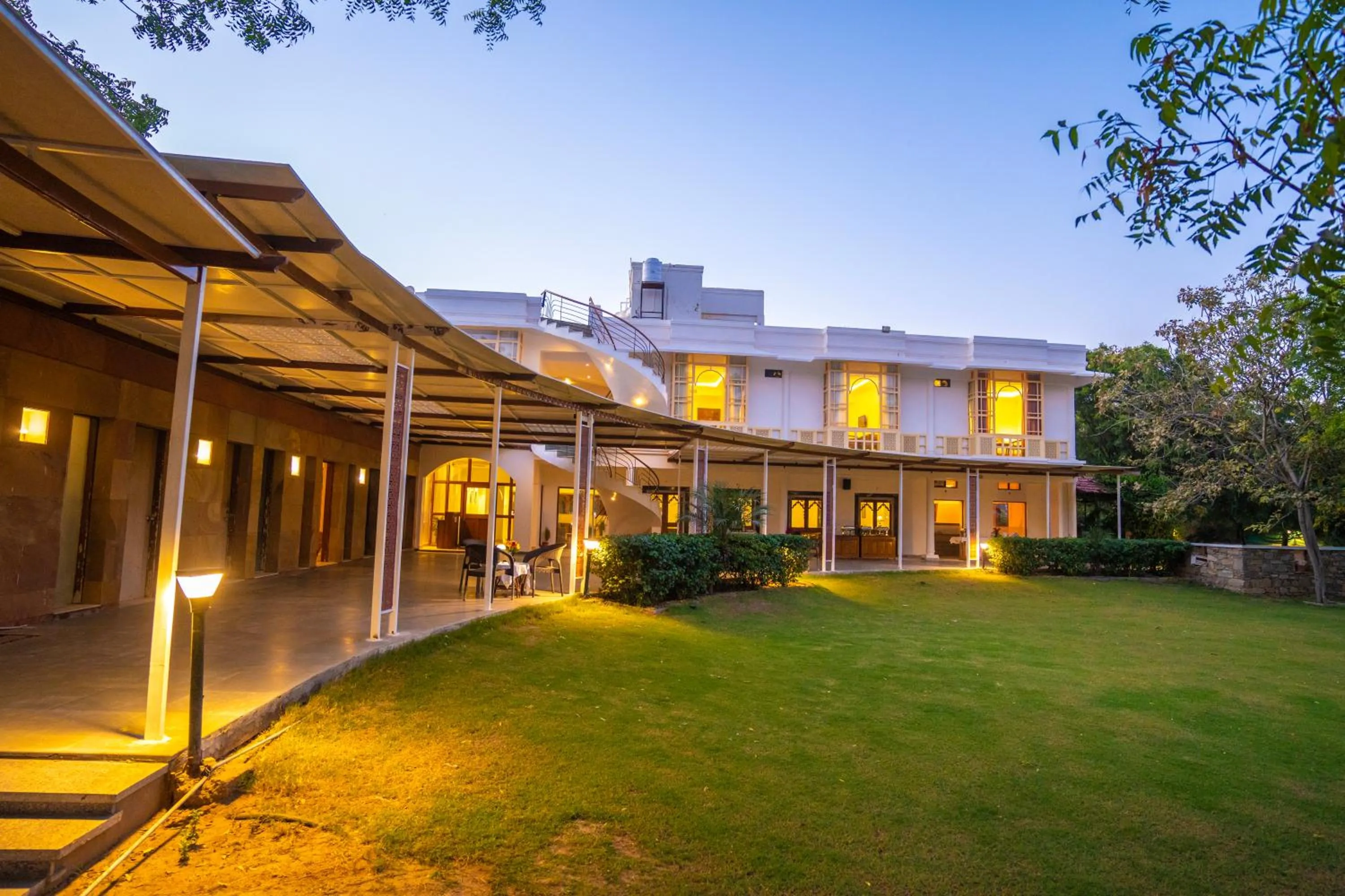 Garden view in The Chitvan Resort