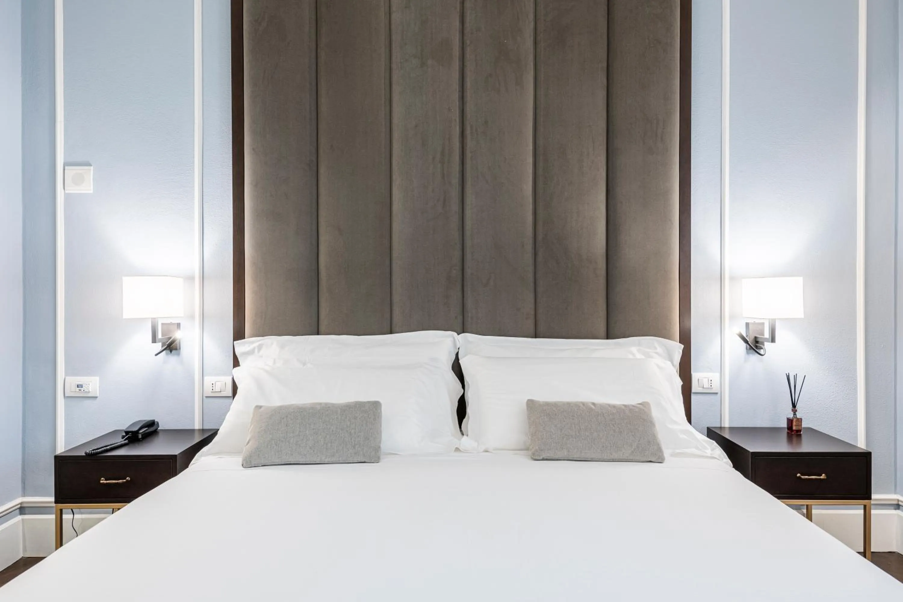 Bed in Glimpse Hotel