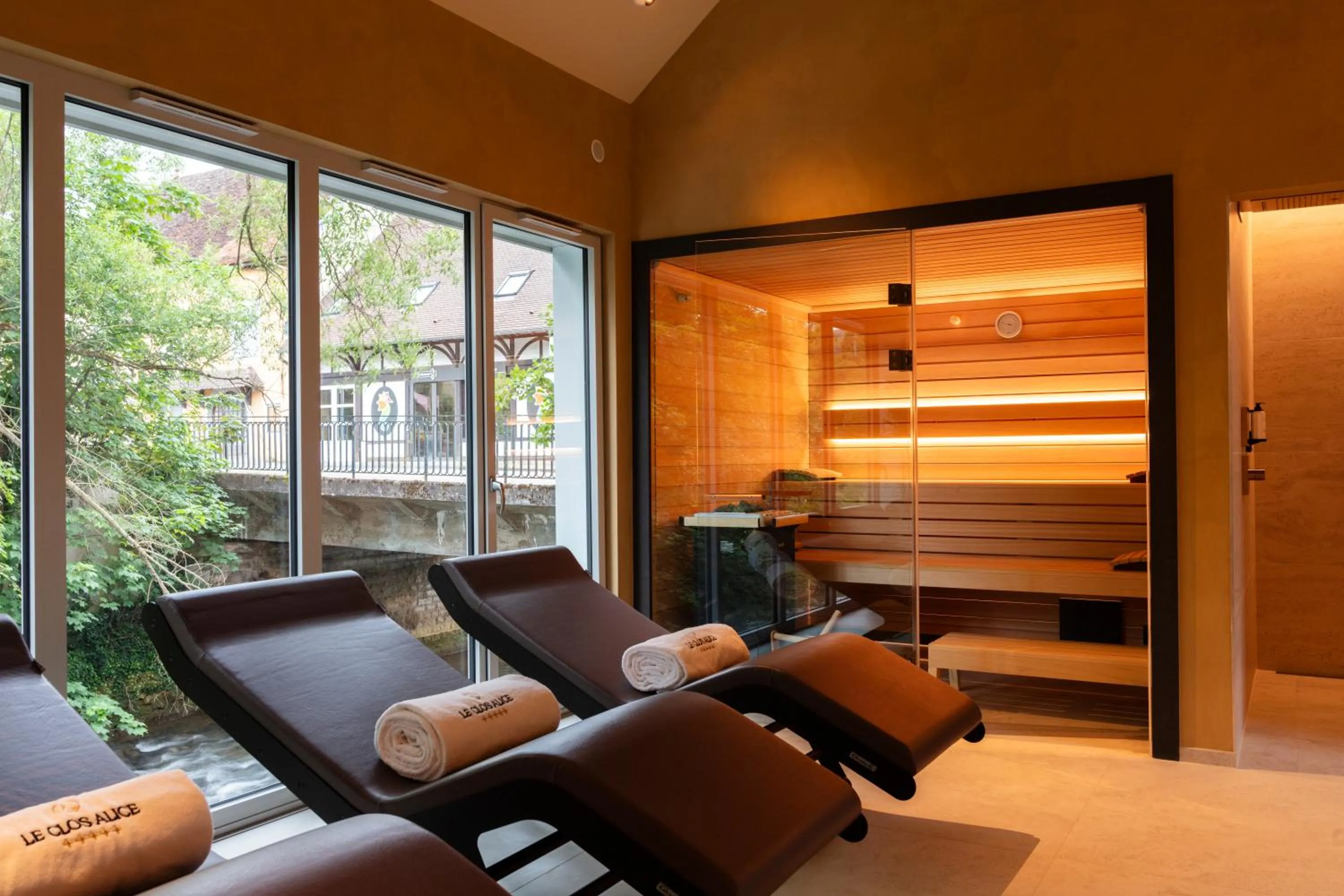 Sauna in Le Clos Alice