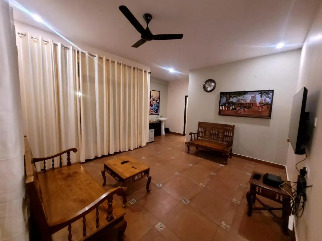 Living room in Ponni Homestay Kumbakonam