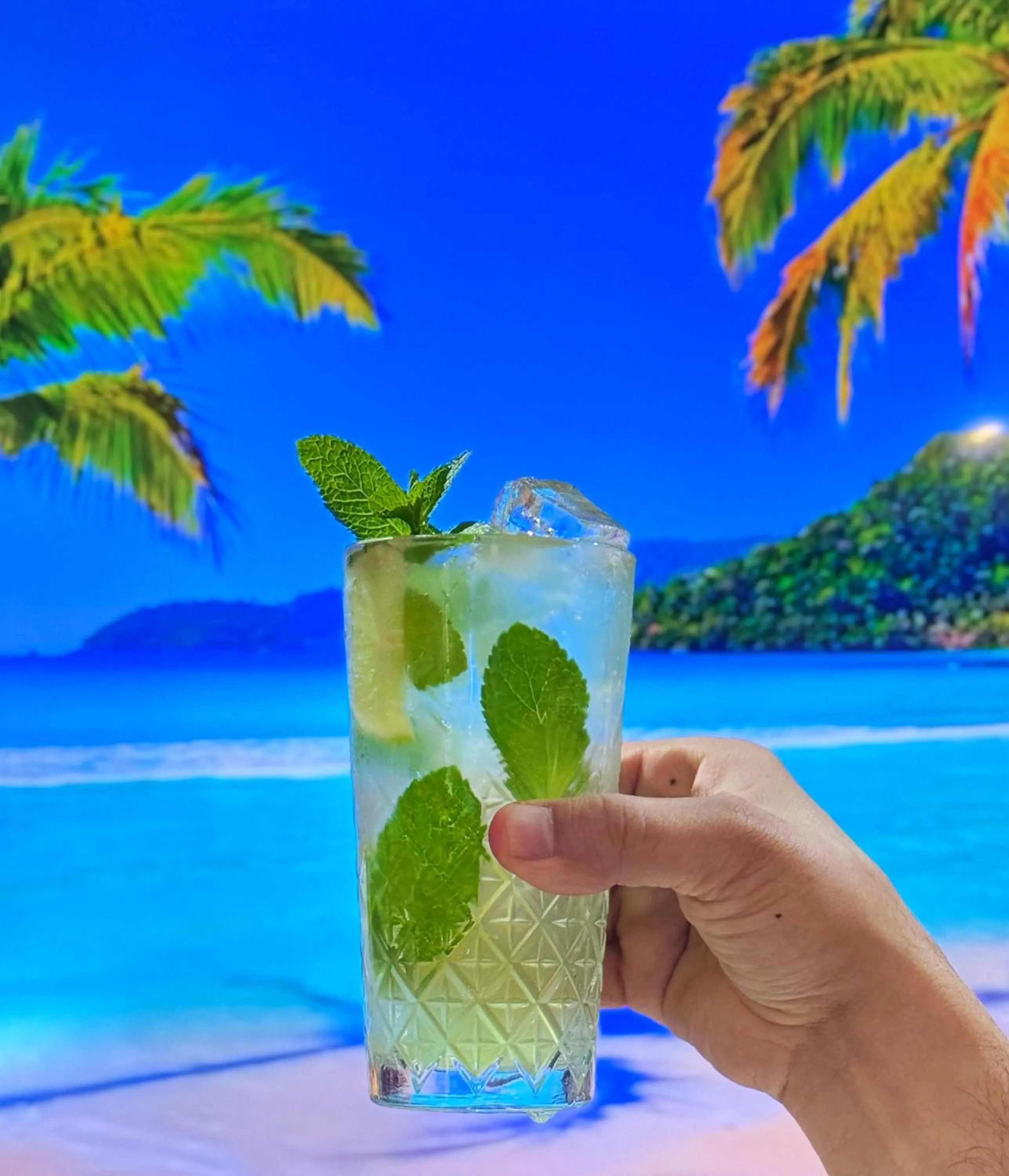 Drinks in Epsilon Hotel