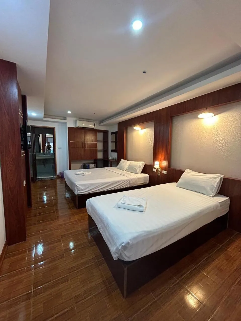 Photo of the whole room, Bed in Vang Vieng Sky Mountain View Hotel