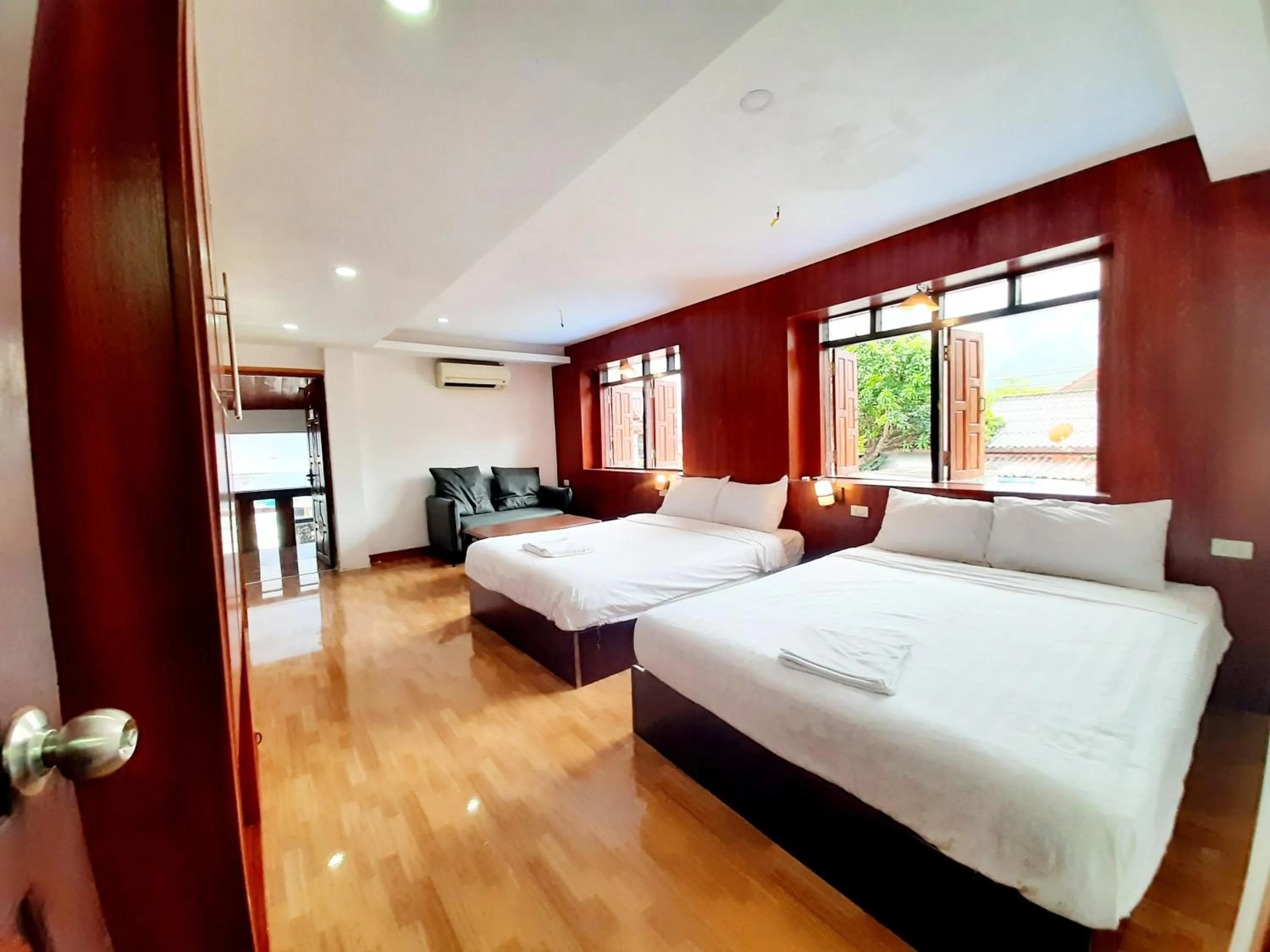 Photo of the whole room, Bed in Vang Vieng Sky Mountain View Hotel