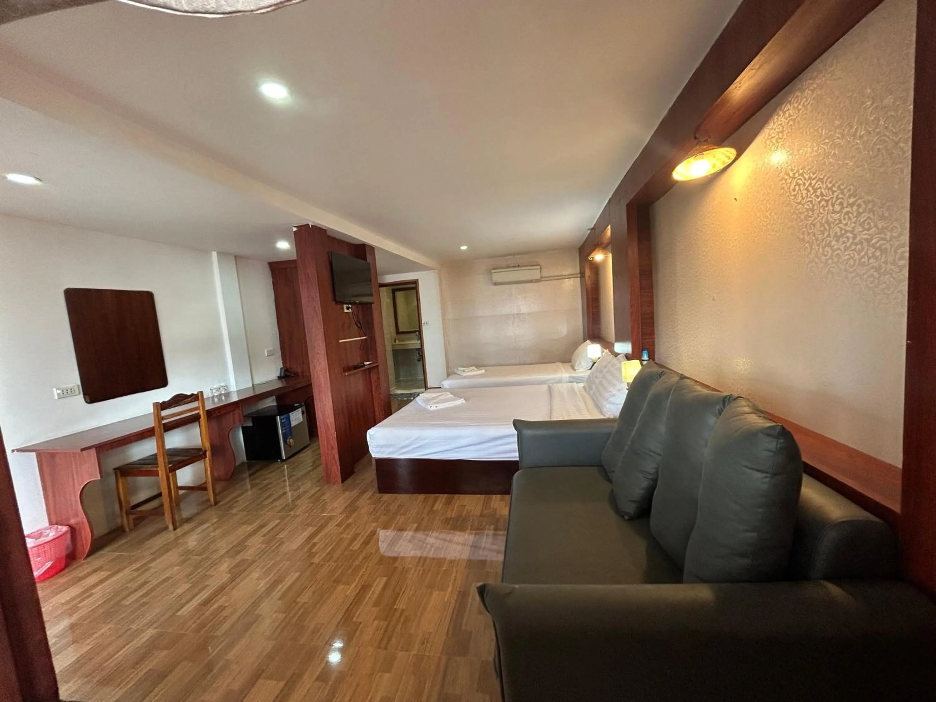 Photo of the whole room, Bed in Vang Vieng Sky Mountain View Hotel