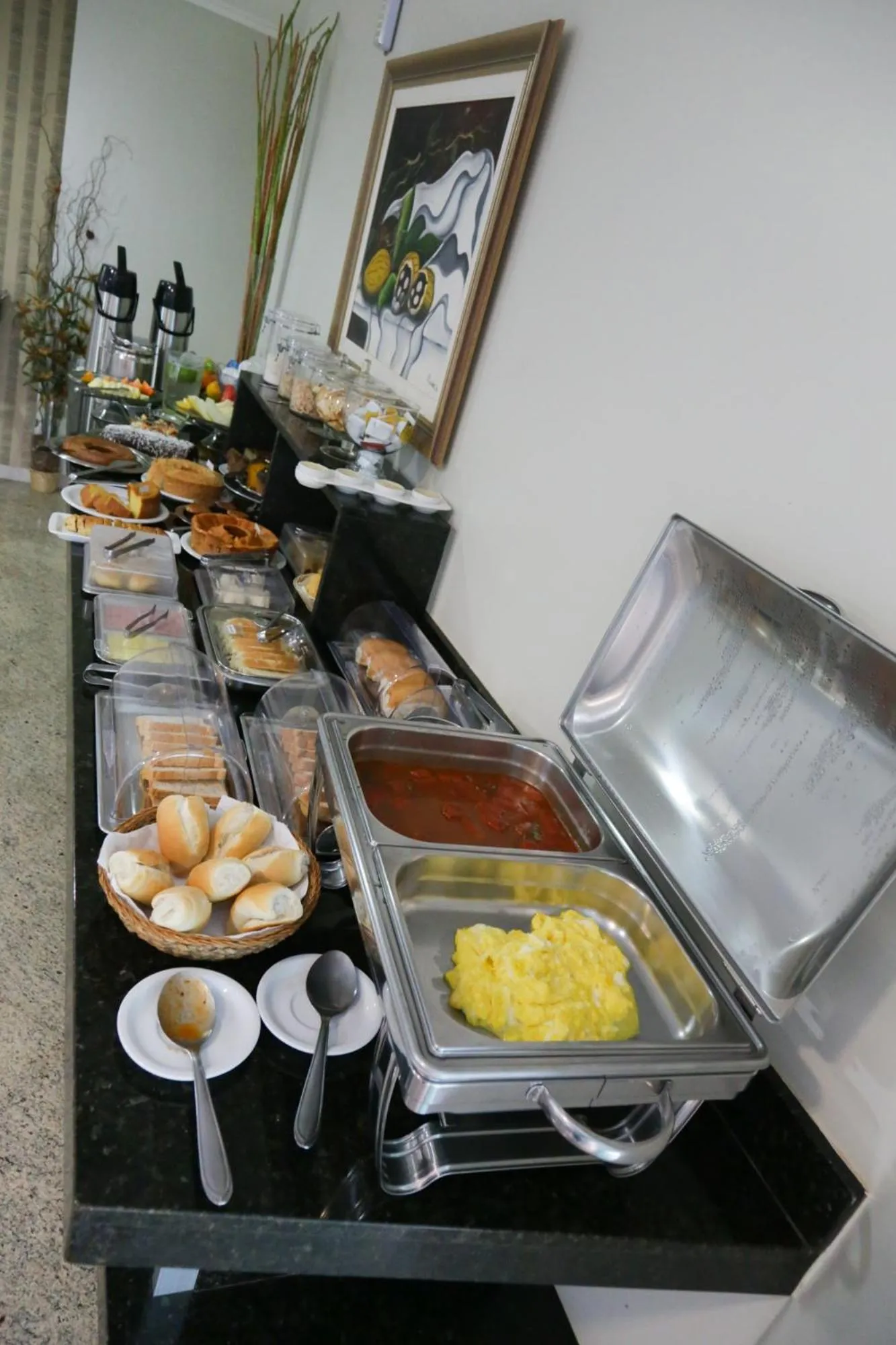 Buffet breakfast in Xingu Praia Hotel