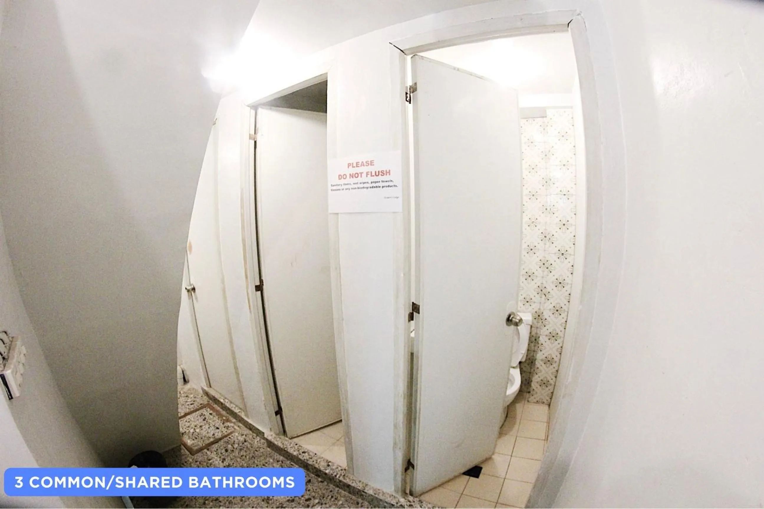 Shower in Dickem's Transient House