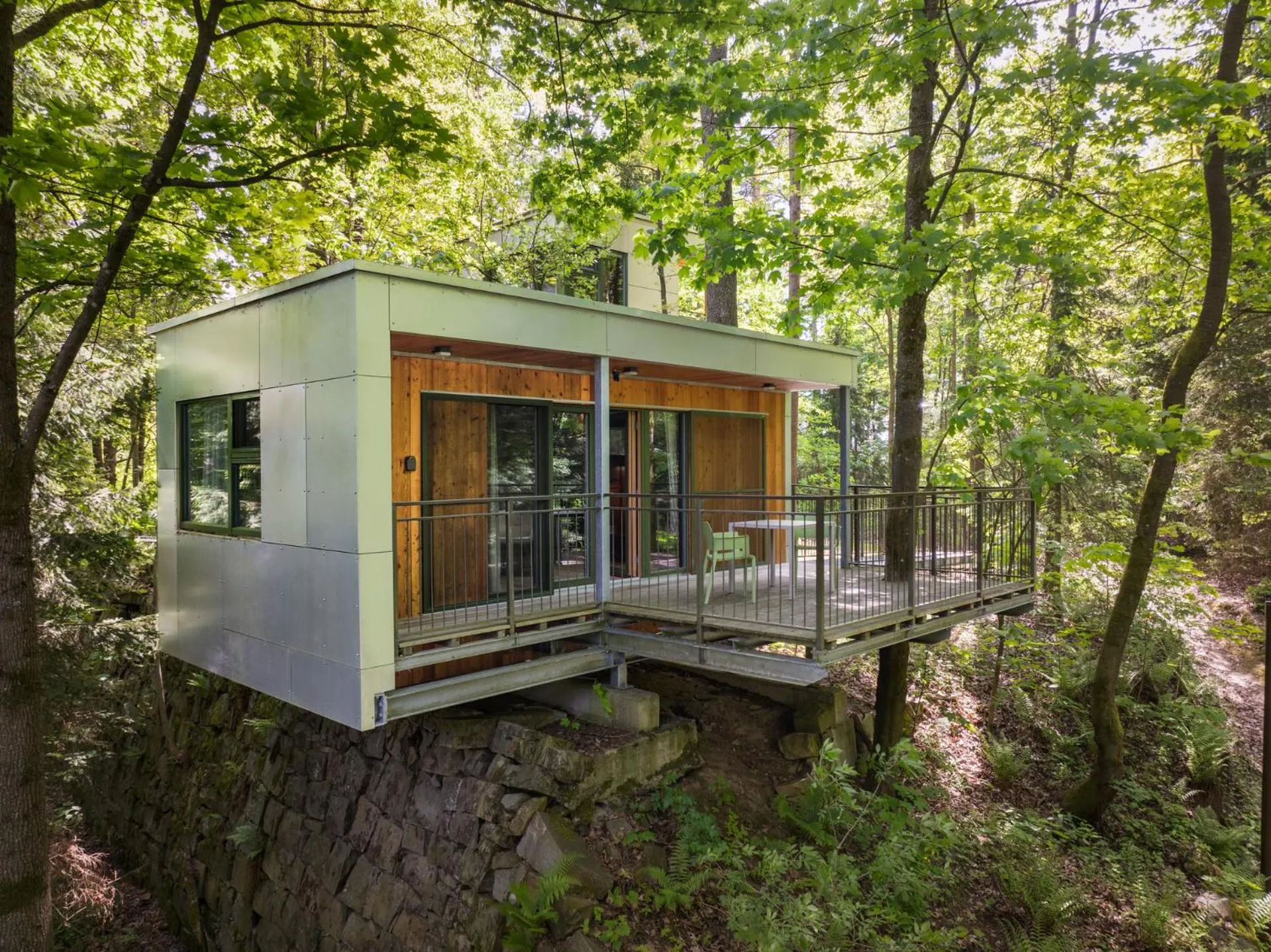 Natural landscape in edelførst Baumhäuser