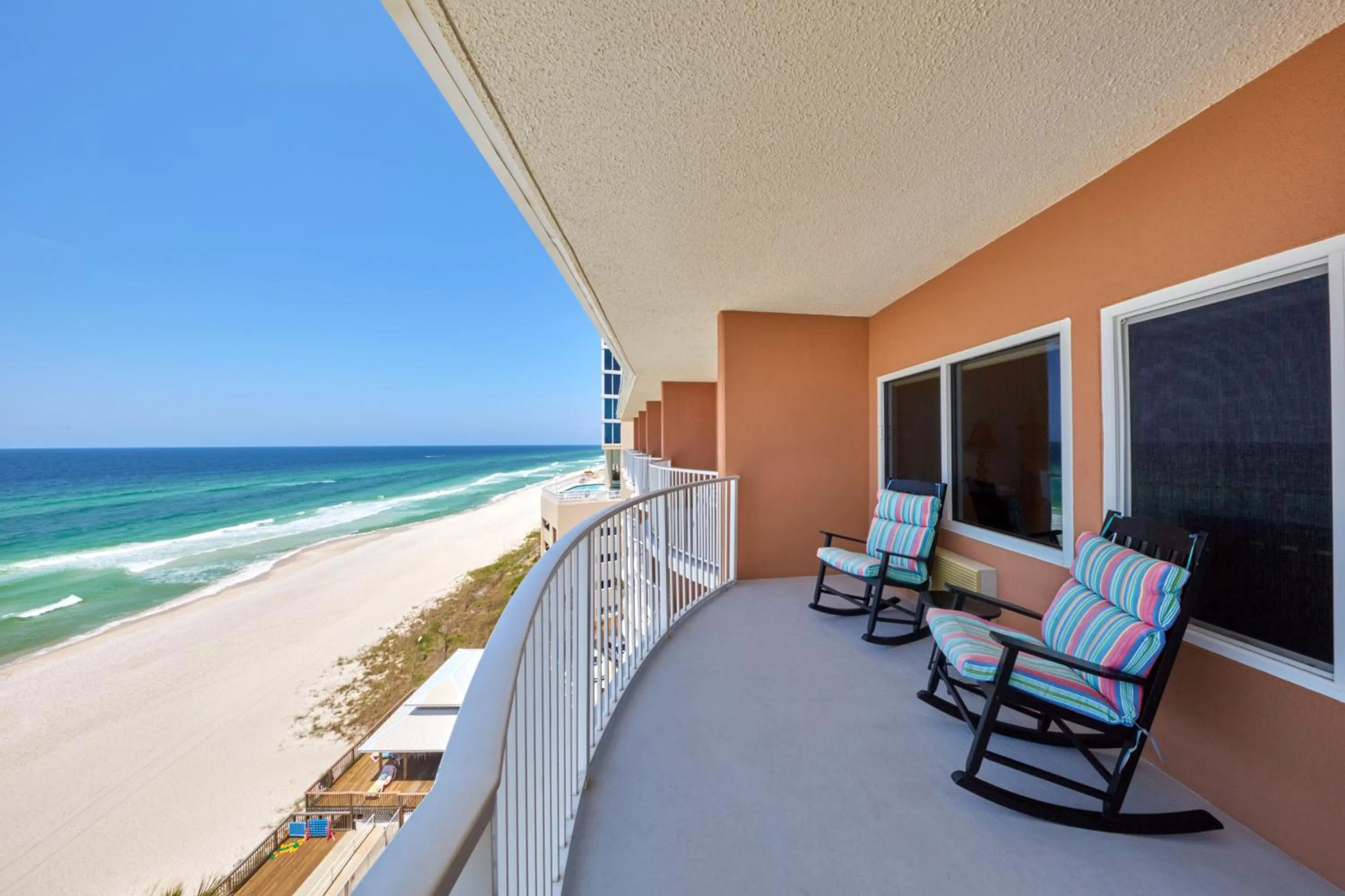 Patio in Palmetto Beachfront Hotel, a By The Sea Resort