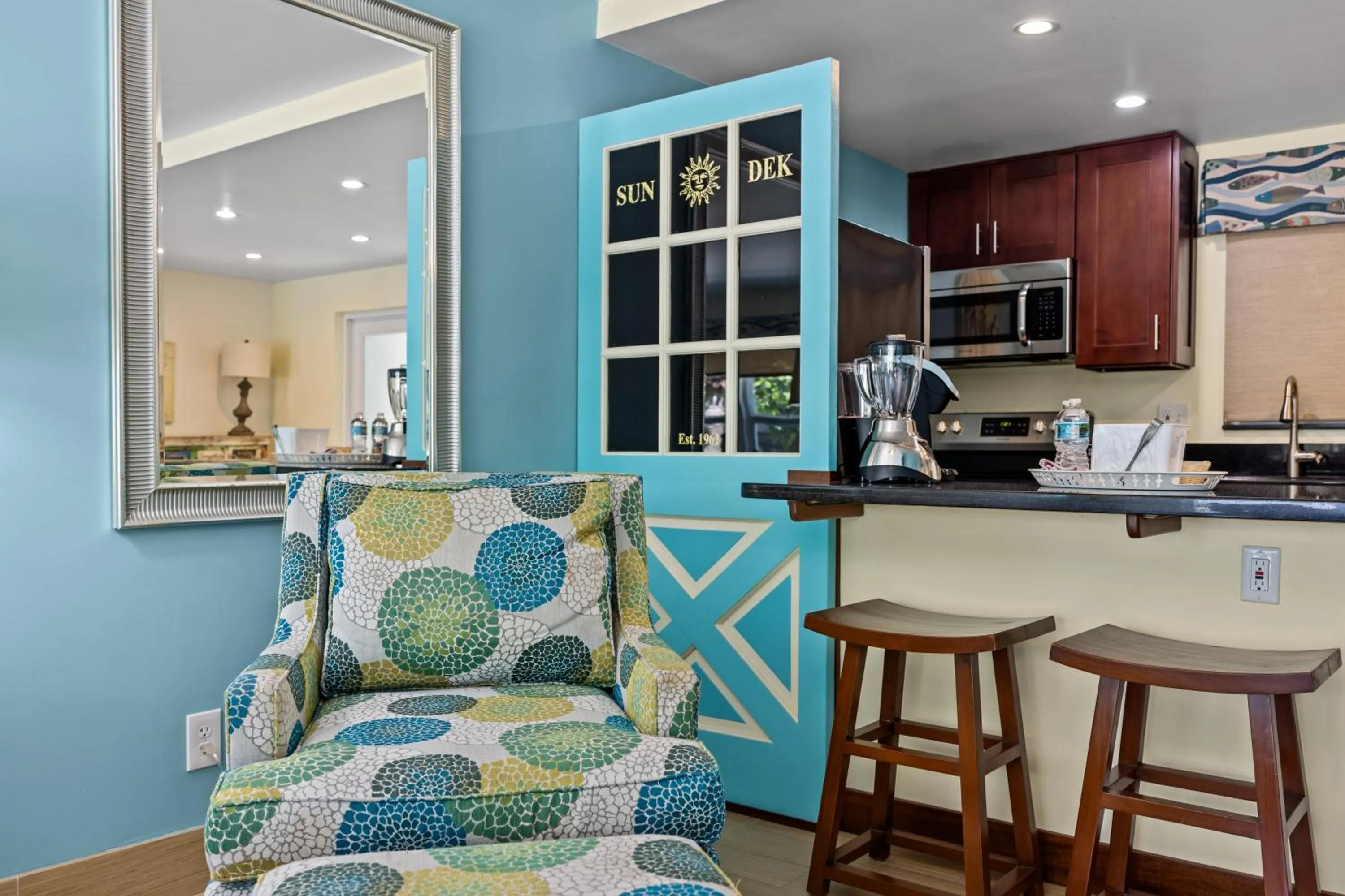 Living room in Sun Dek Beach House