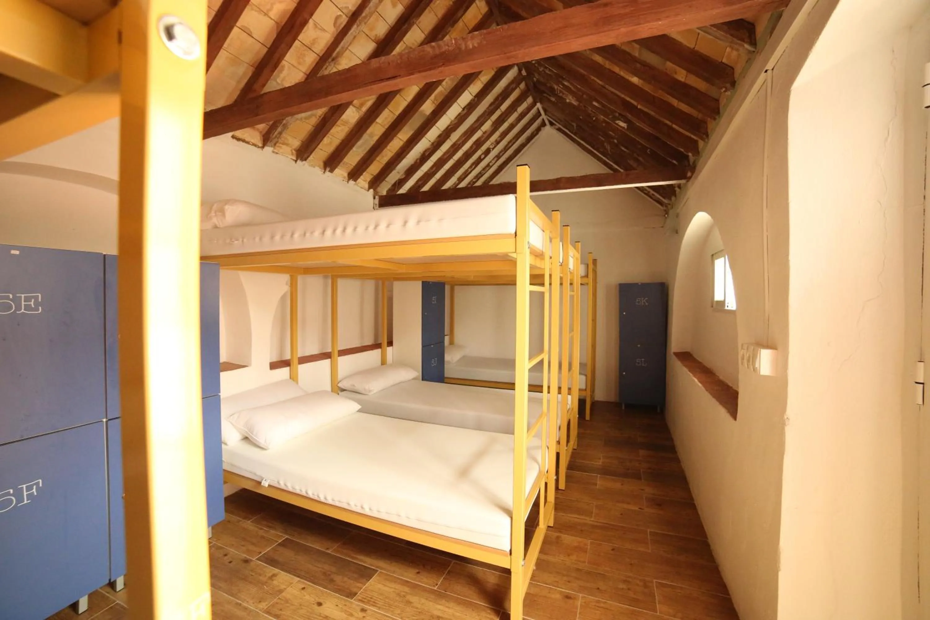 Bedroom, Bed in Wake up in Tarifa Hostel & Restaurant Lounge