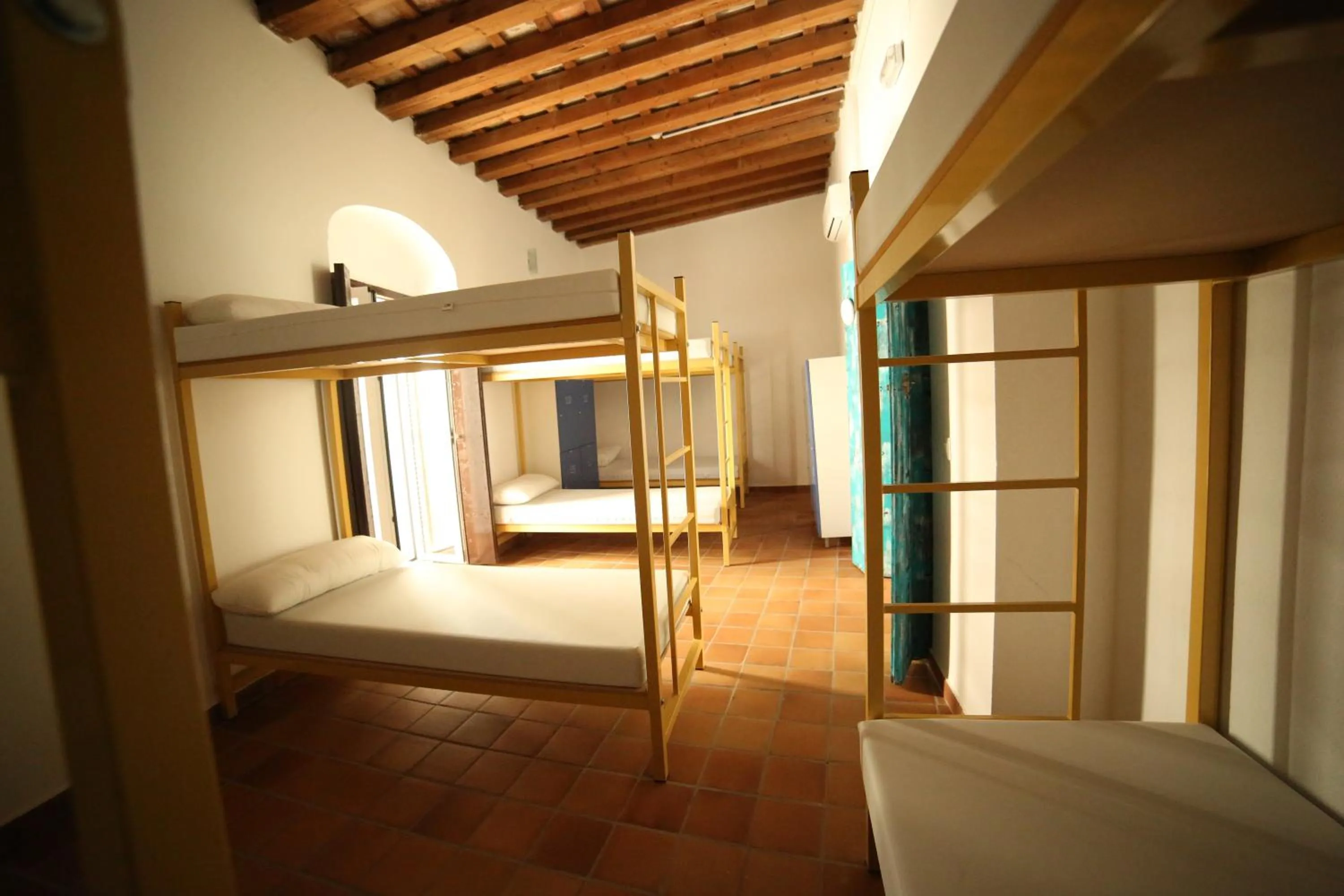 Bedroom, Bed in Wake up in Tarifa Hostel & Restaurant Lounge