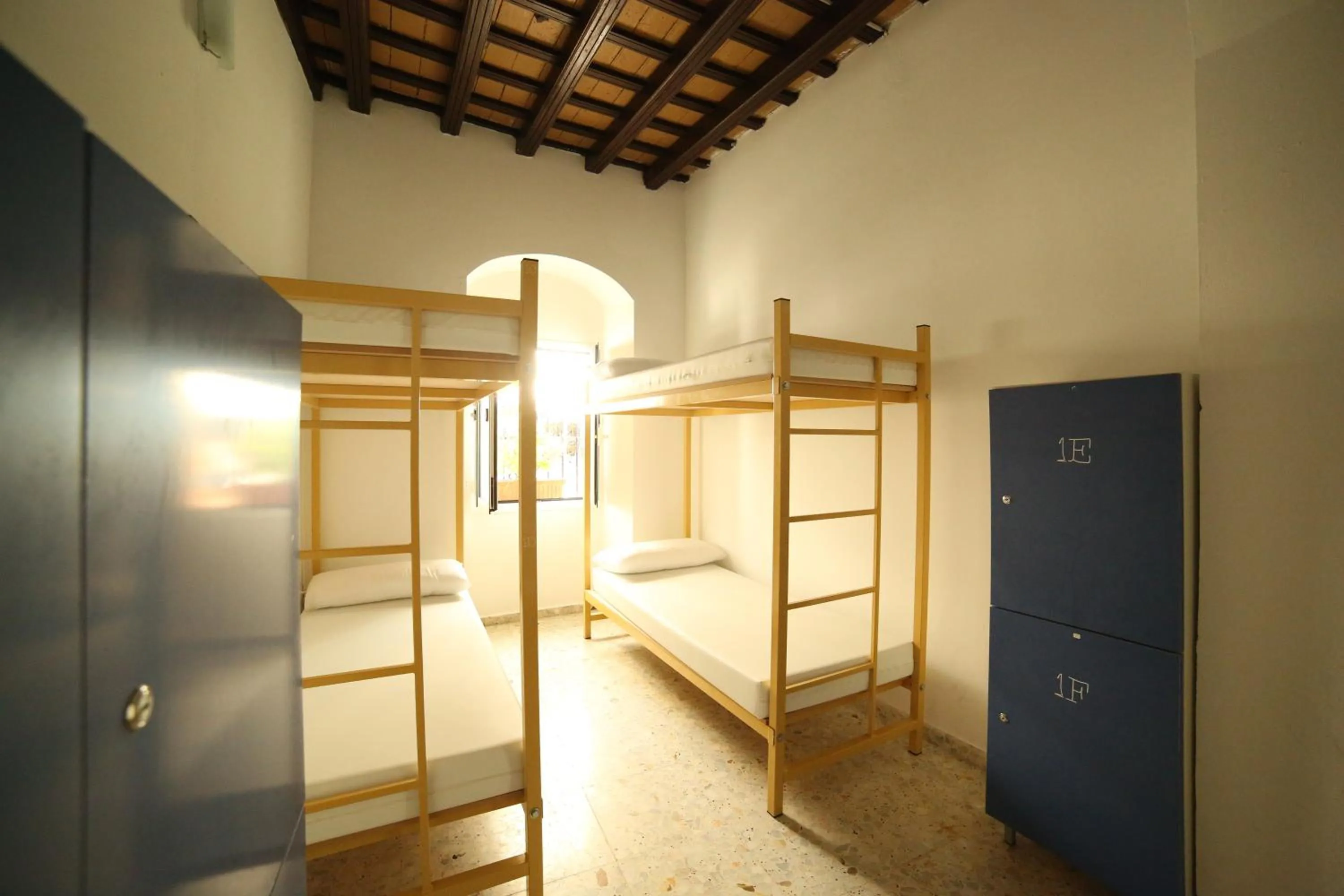 Photo of the whole room, Bed in Wake up in Tarifa Hostel & Restaurant Lounge