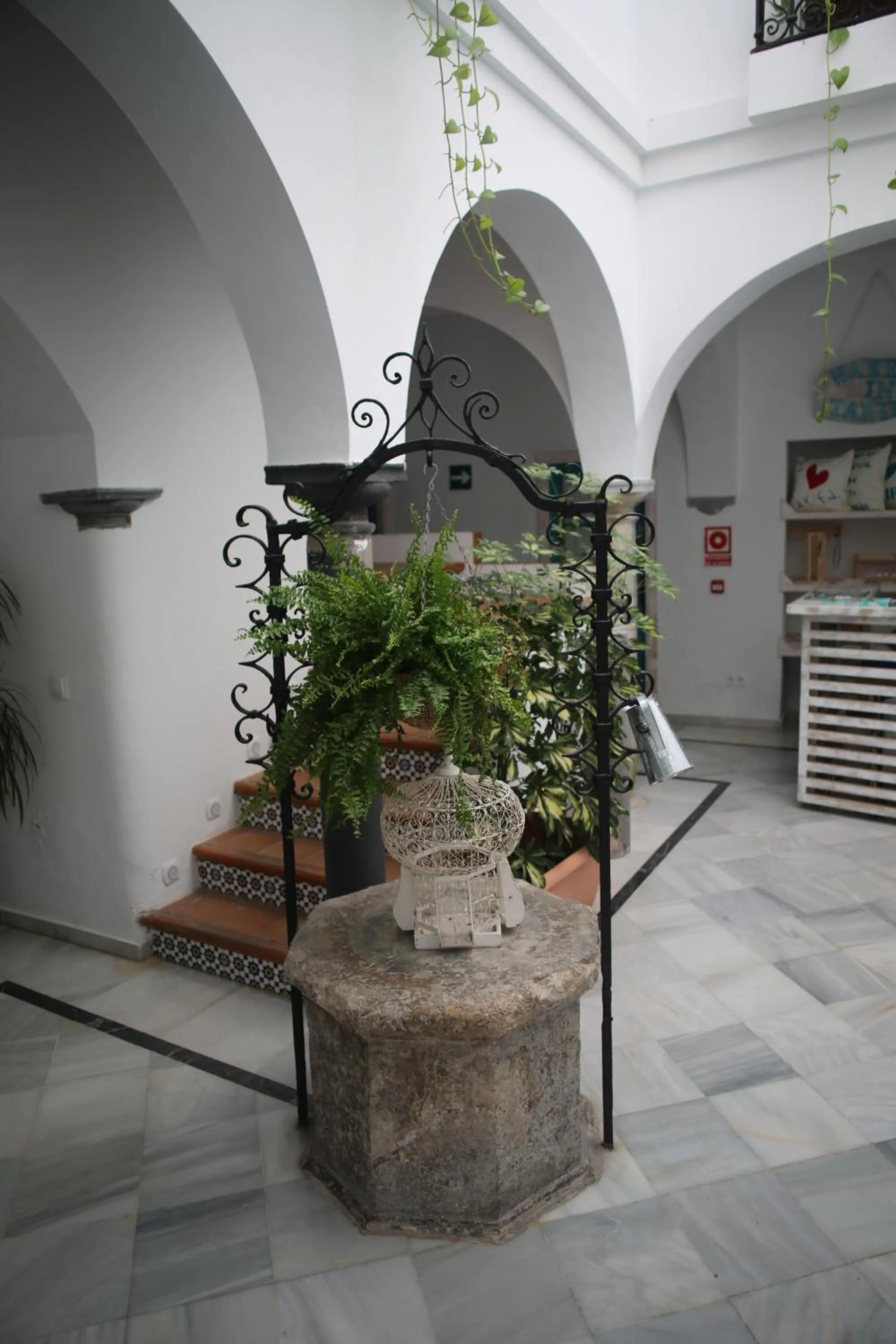 Patio in Wake up in Tarifa Hostel & Restaurant Lounge
