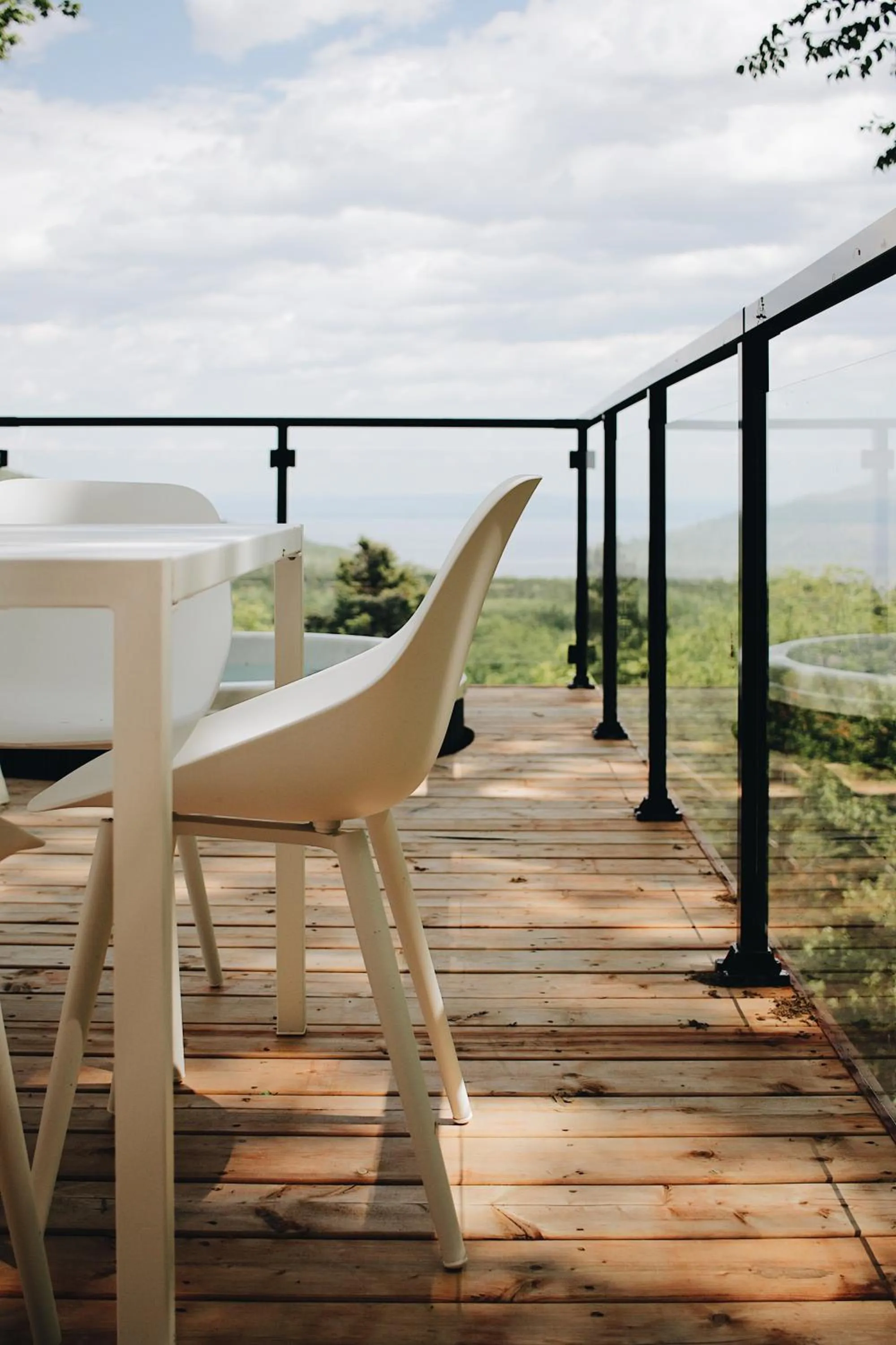 Patio in Dômes Charlevoix