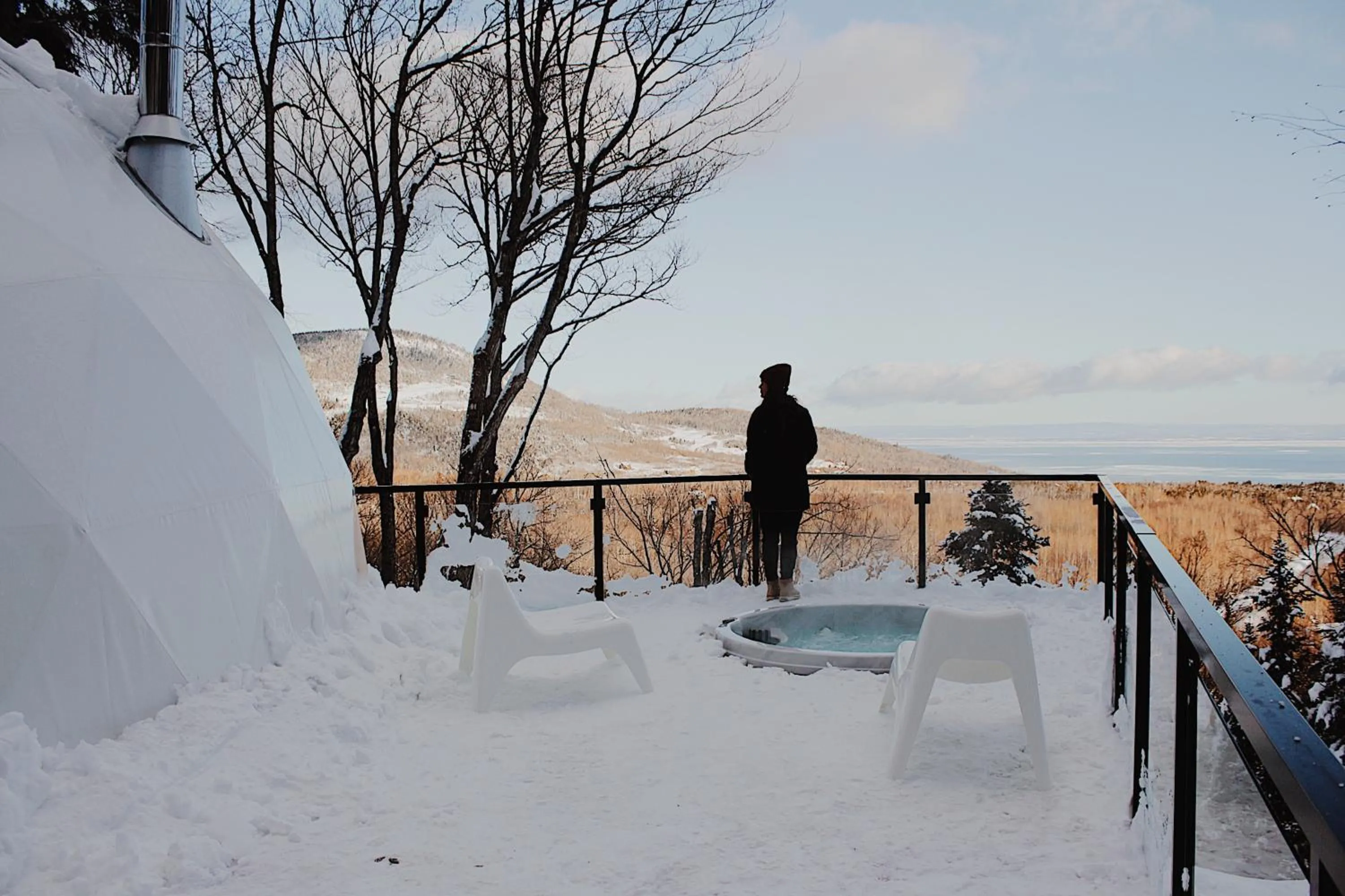 Natural landscape in Dômes Charlevoix