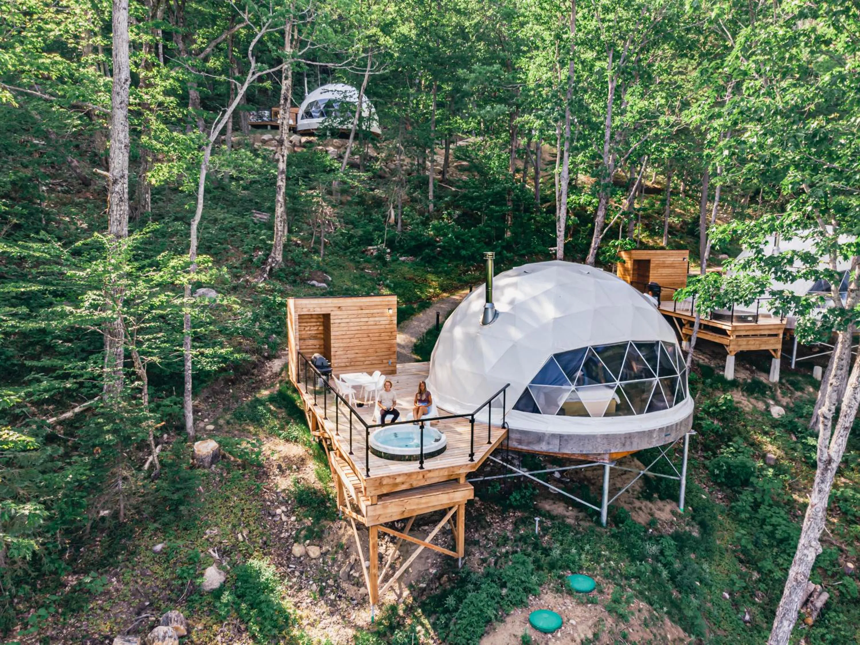 Patio in Dômes Charlevoix