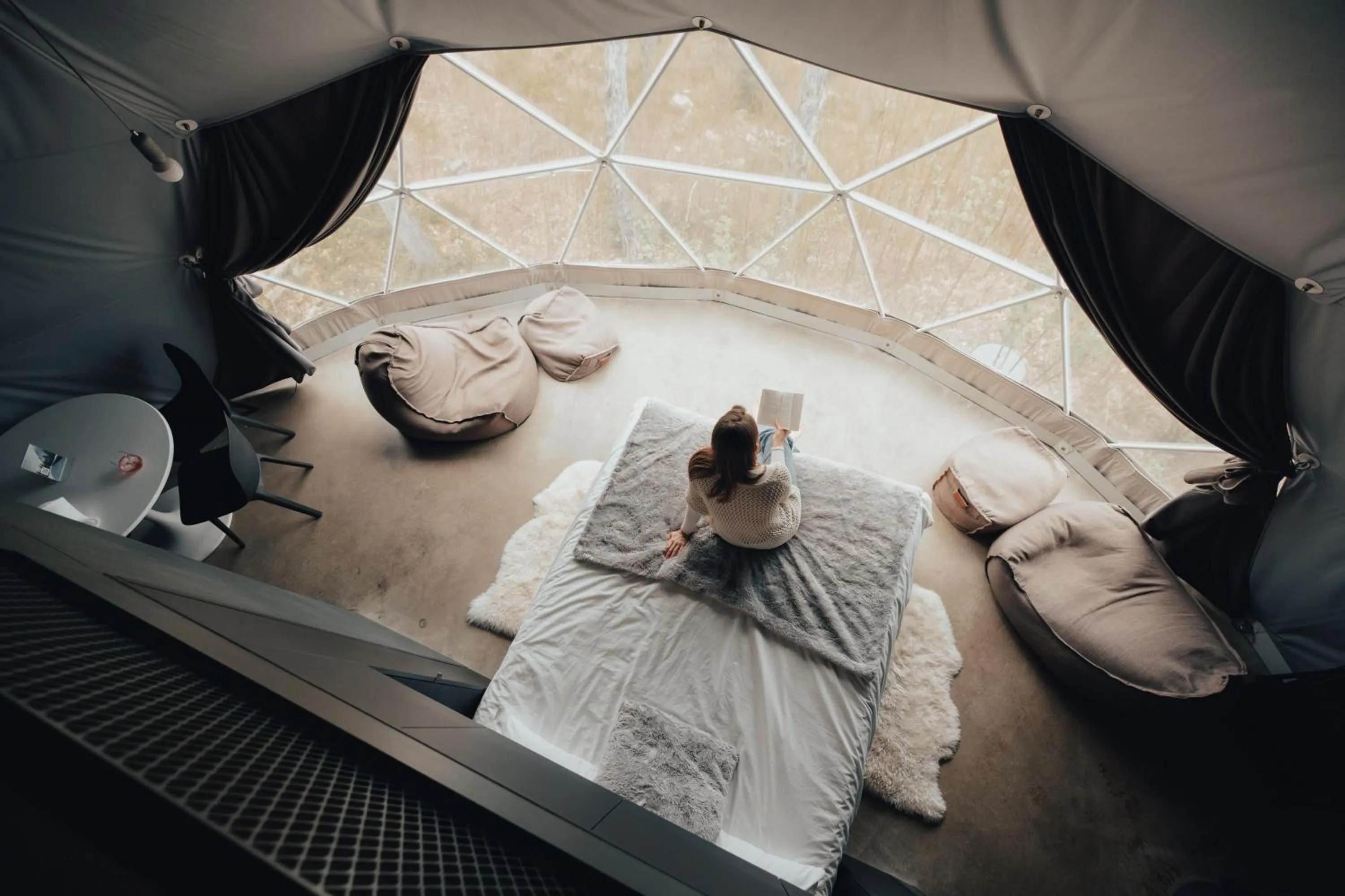 Bed in Dômes Charlevoix