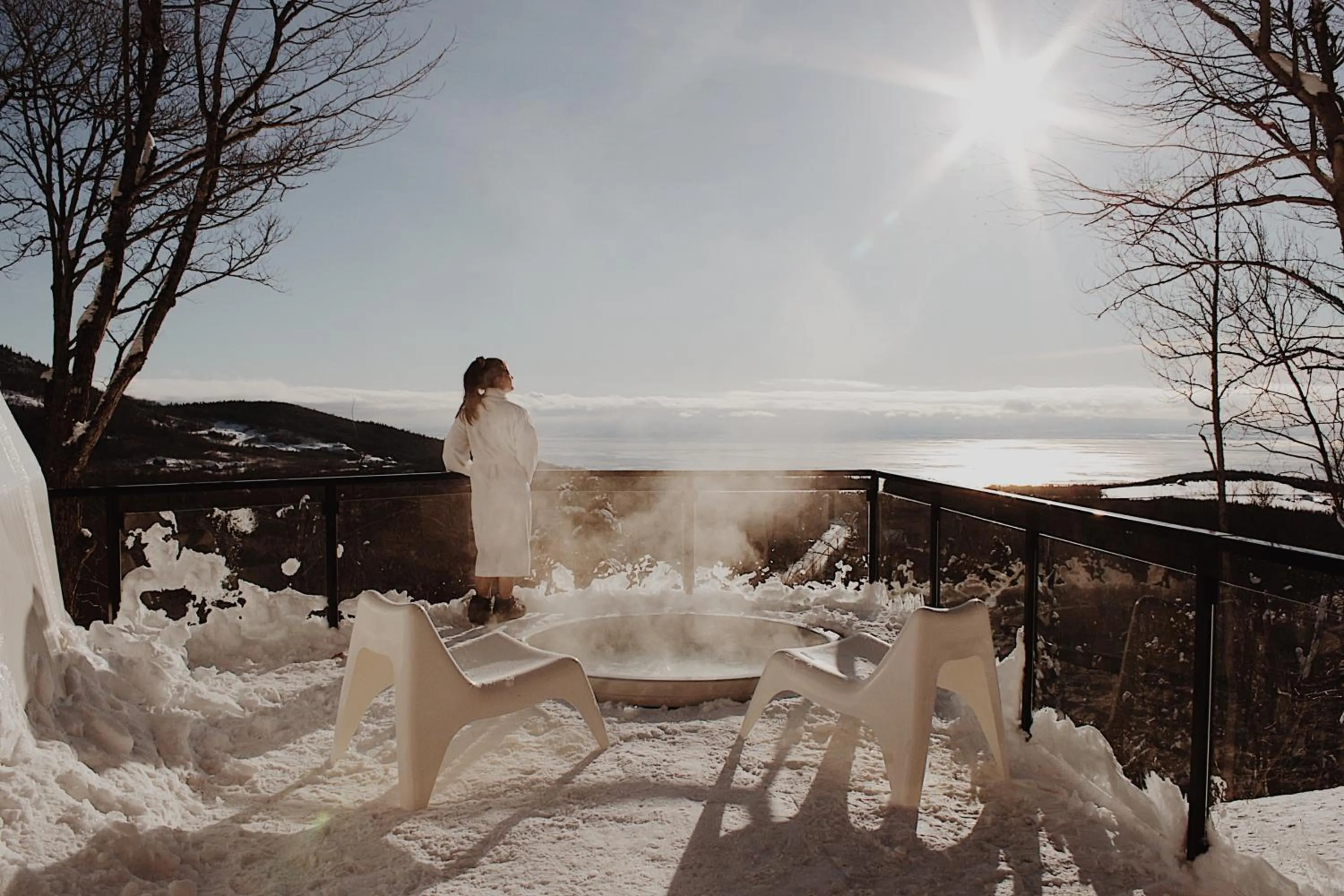 Hot Tub in Dômes Charlevoix