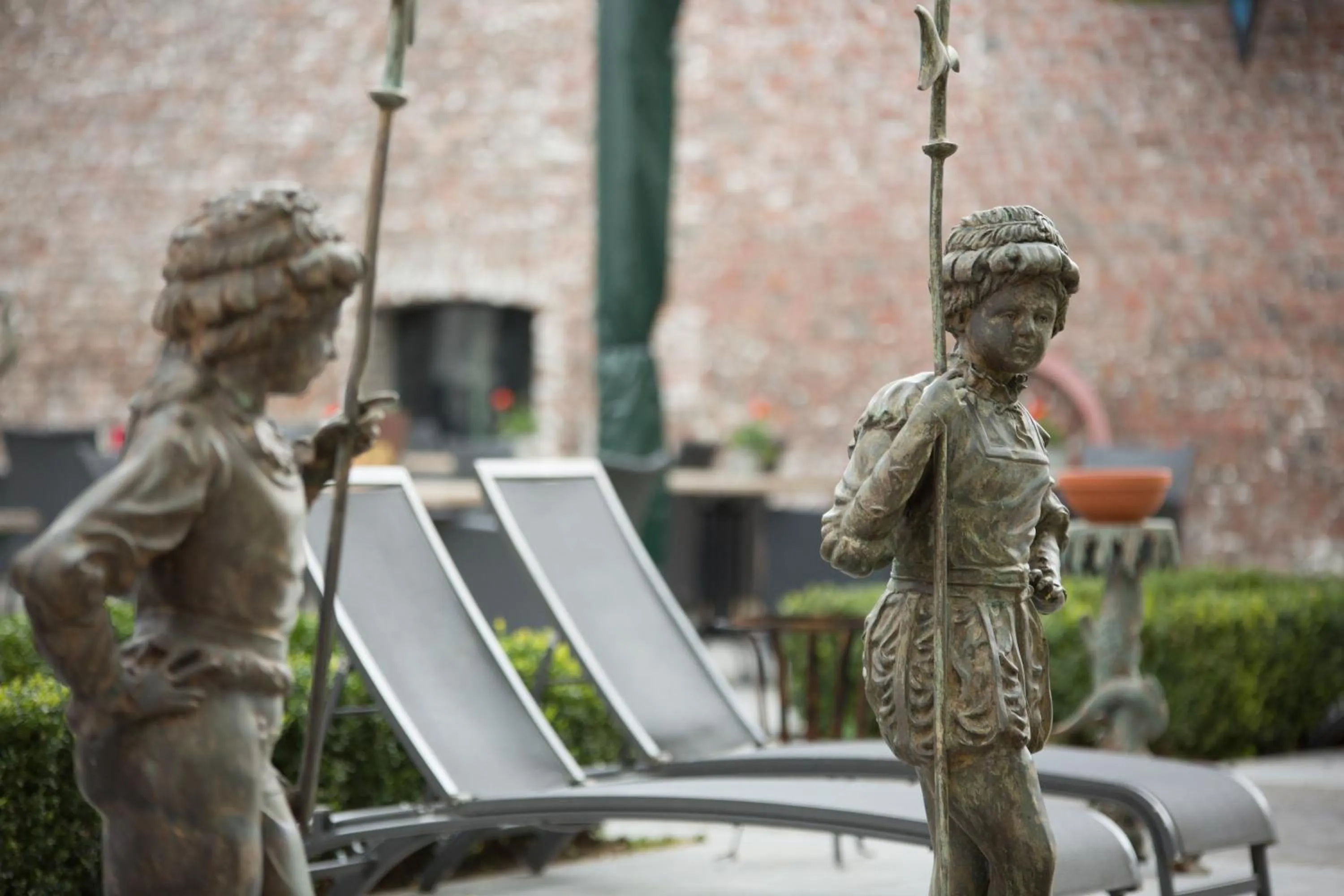 Garden in Hotel Kasteel Doenrade