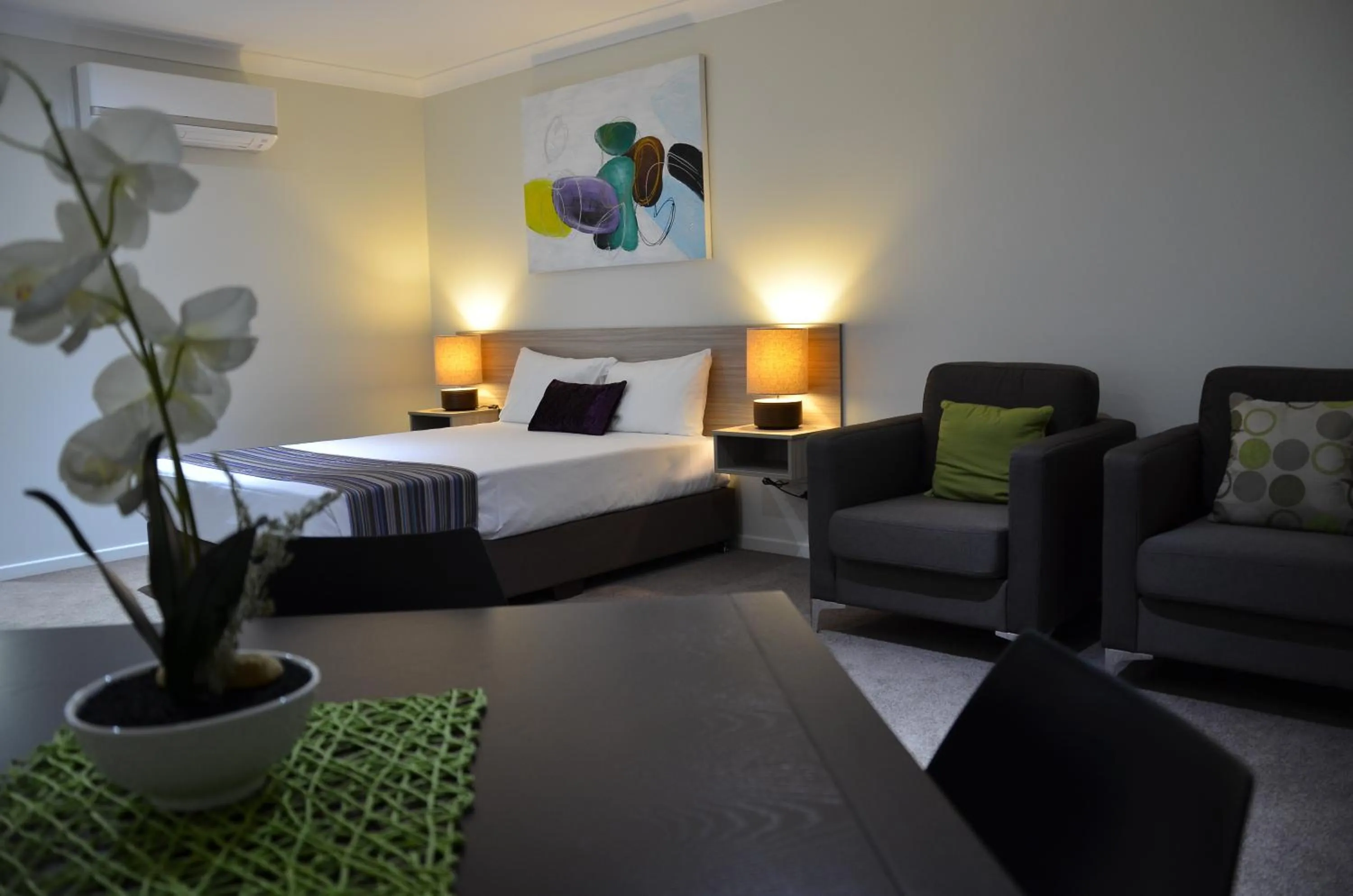 Bed in Beachside Boutique Motel Mackay