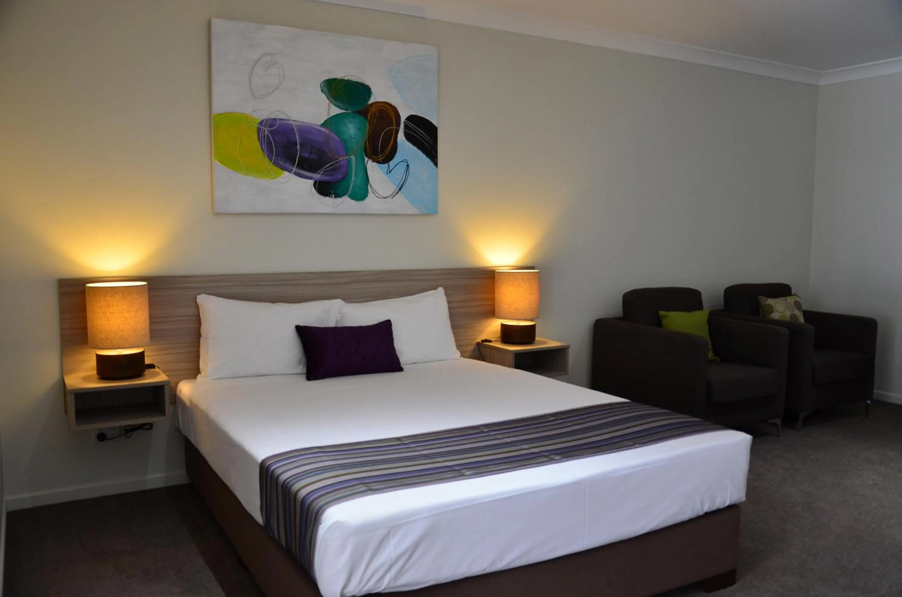 Bed in Beachside Boutique Motel Mackay