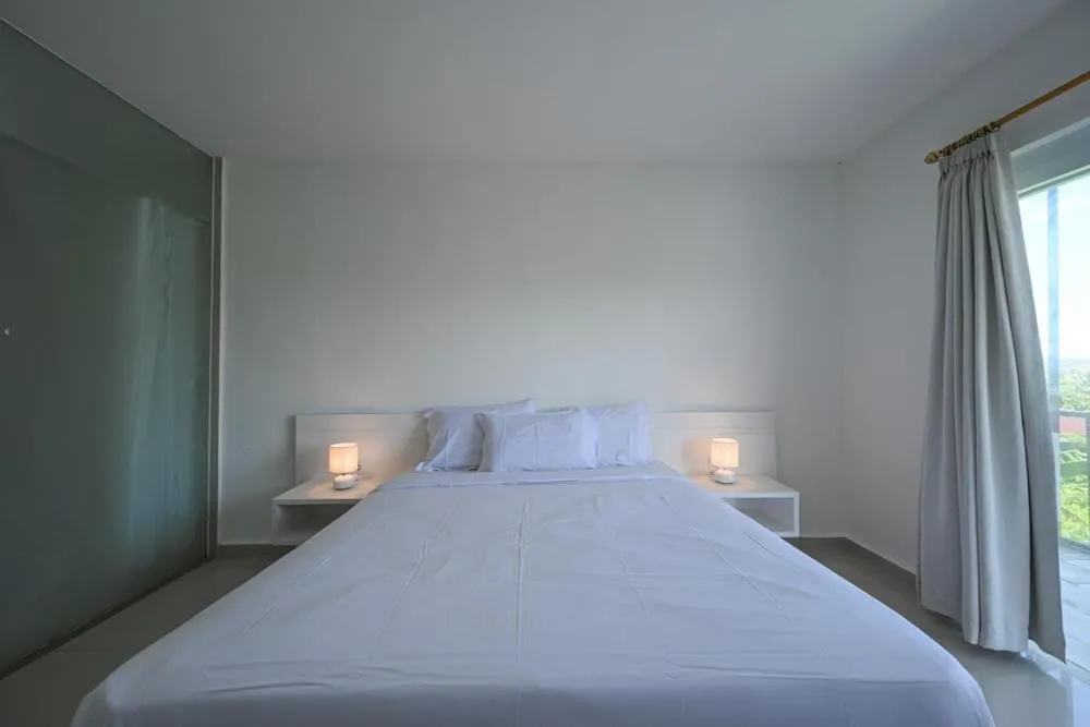 Bed in The Lavana Tresna Villa 7 Nusa Dua