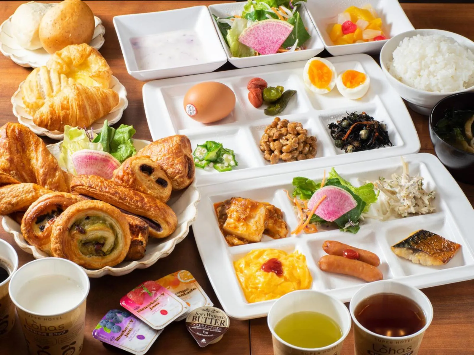 Food close-up in Super Hotel Shinyokohama