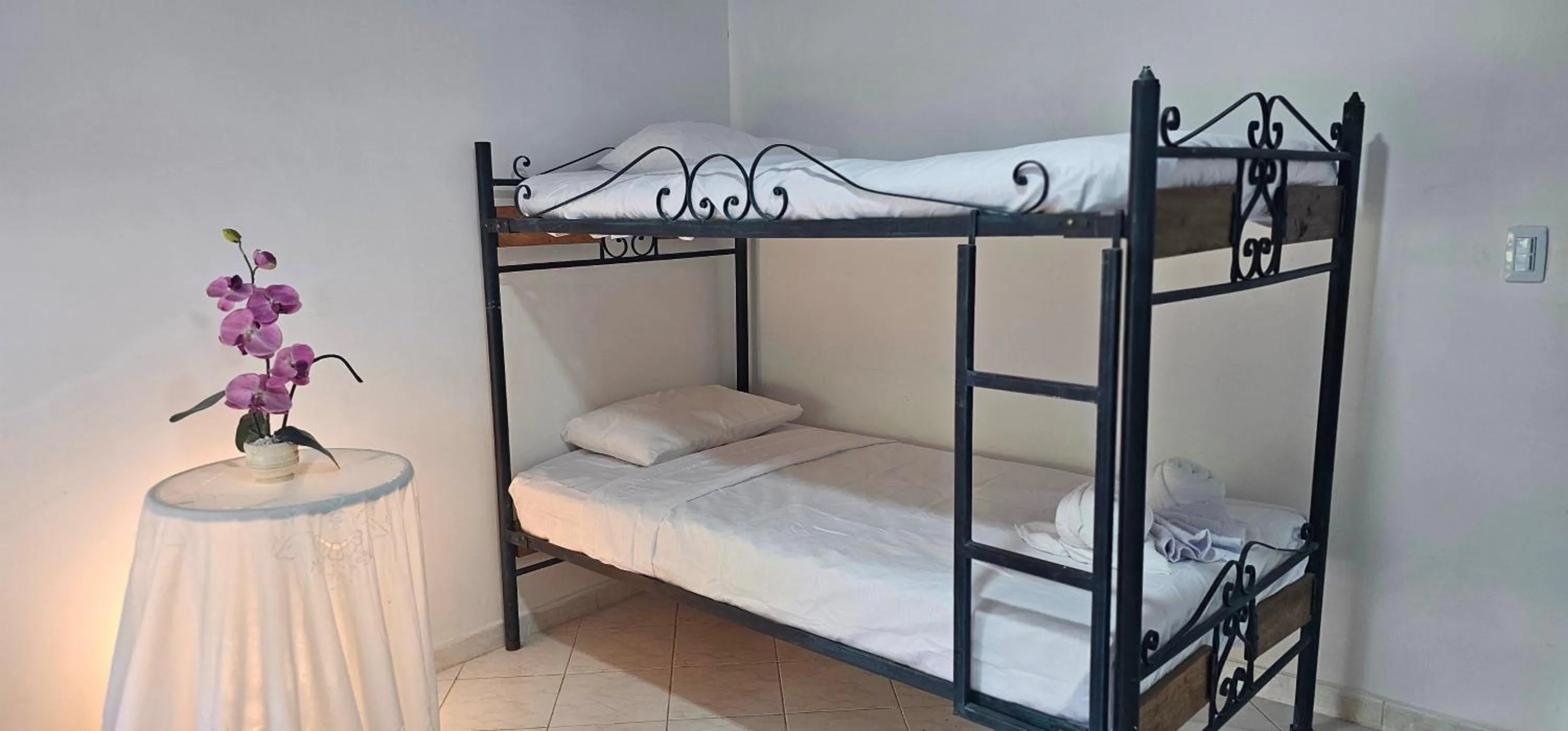 Bed in Cabañas Cafeteras Cerritos