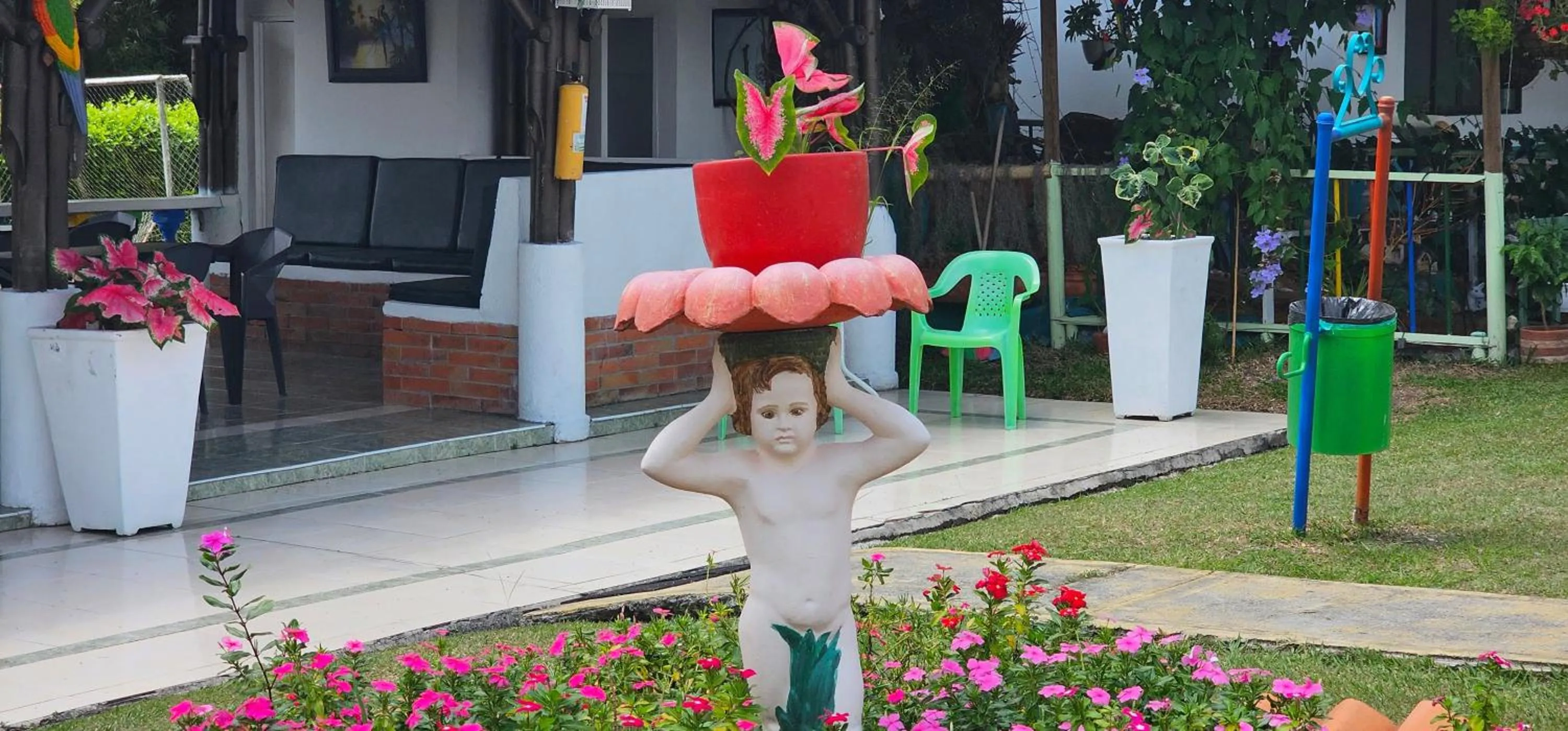 Garden in Cabañas Cafeteras Cerritos