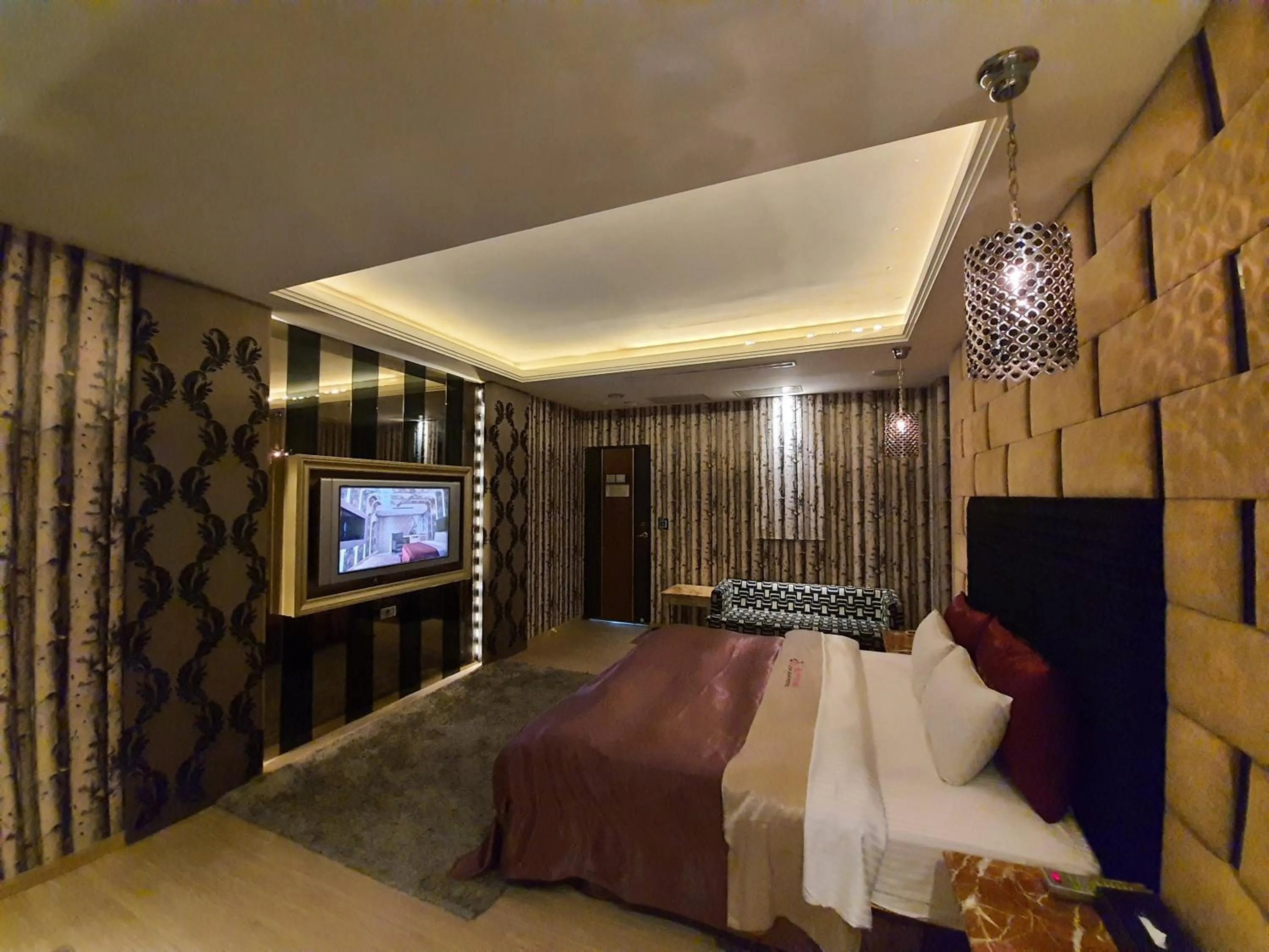 Photo of the whole room, Bed in Jinsha Motel