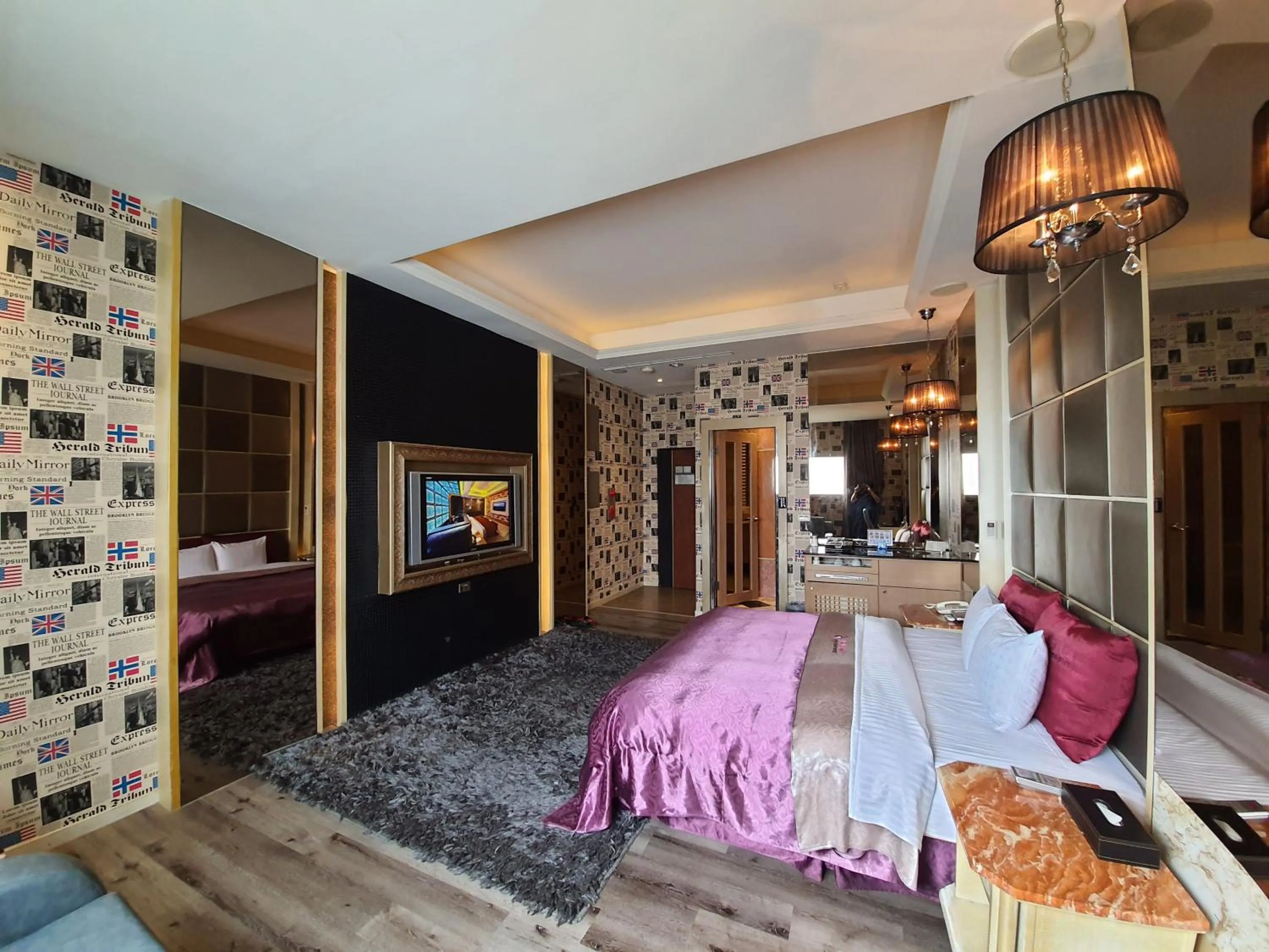 Photo of the whole room, Bed in Jinsha Motel