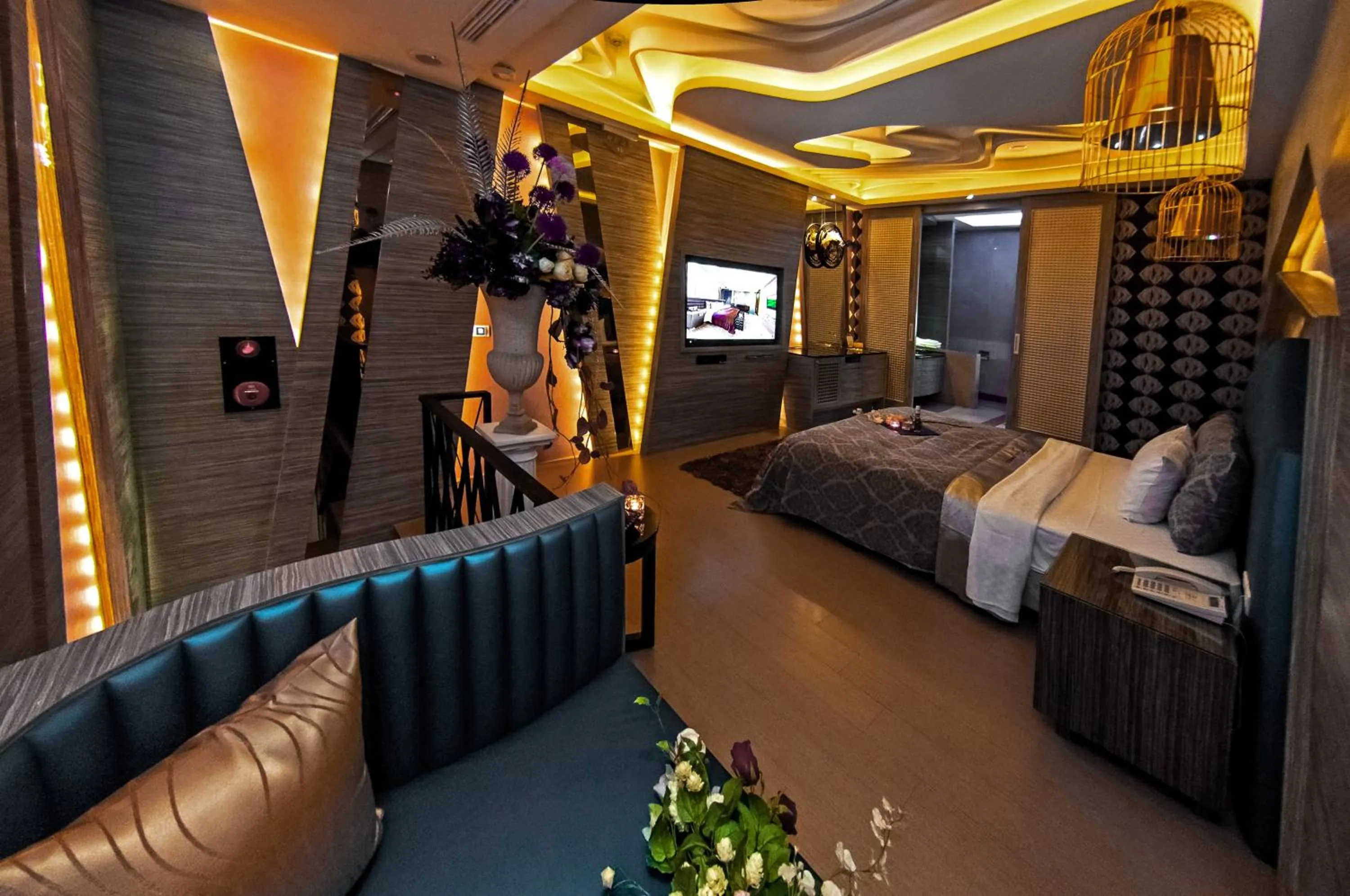 Photo of the whole room, Bed in Jinsha Motel