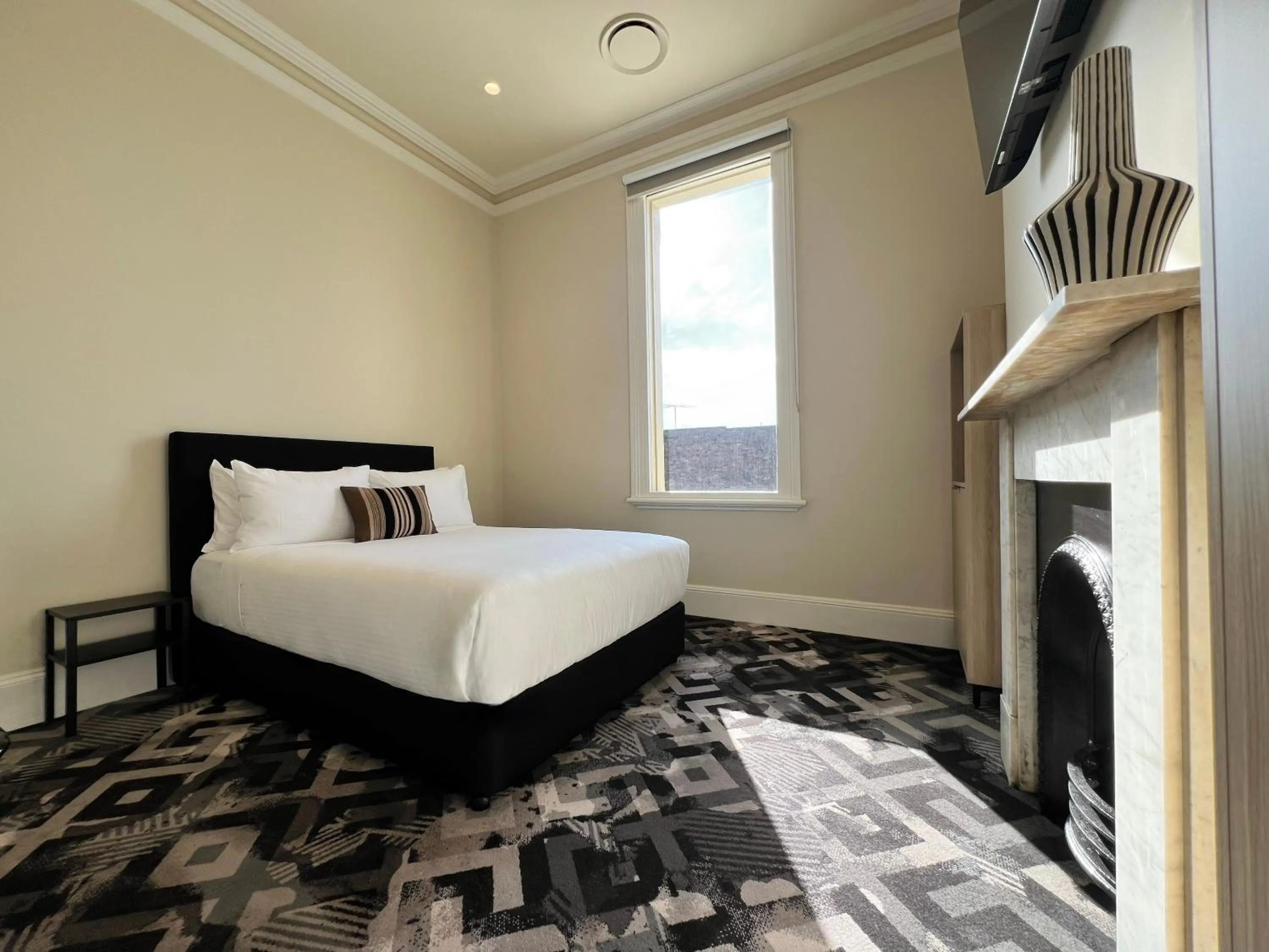 Bed in Tempe Hotel Sydney