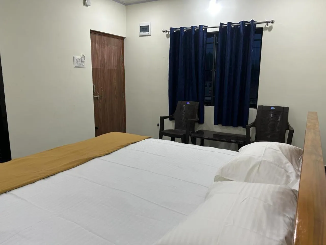 Bed in Yashovana Nature Stay Gokarna