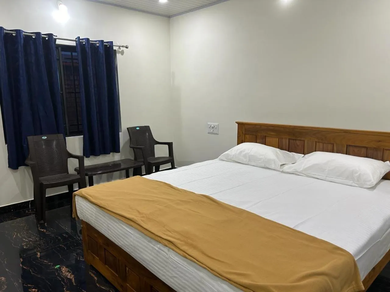 Bed in Yashovana Nature Stay Gokarna