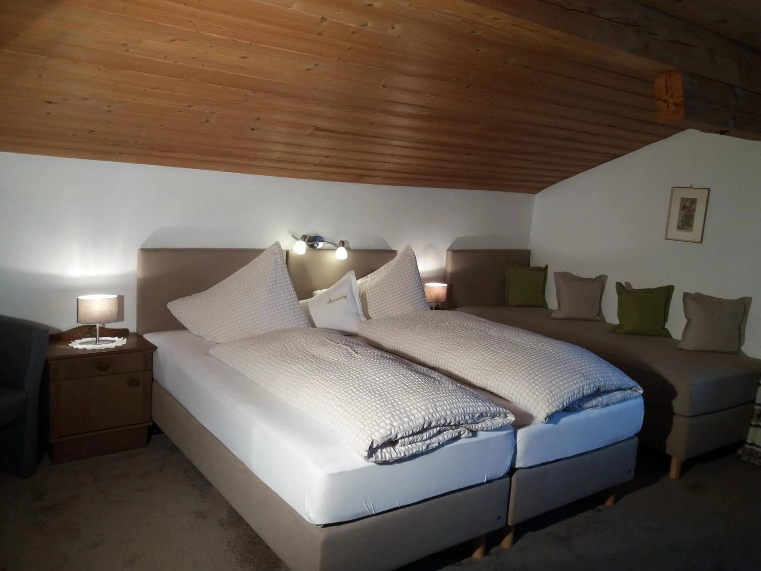 Bed in Pension Sonnenhof