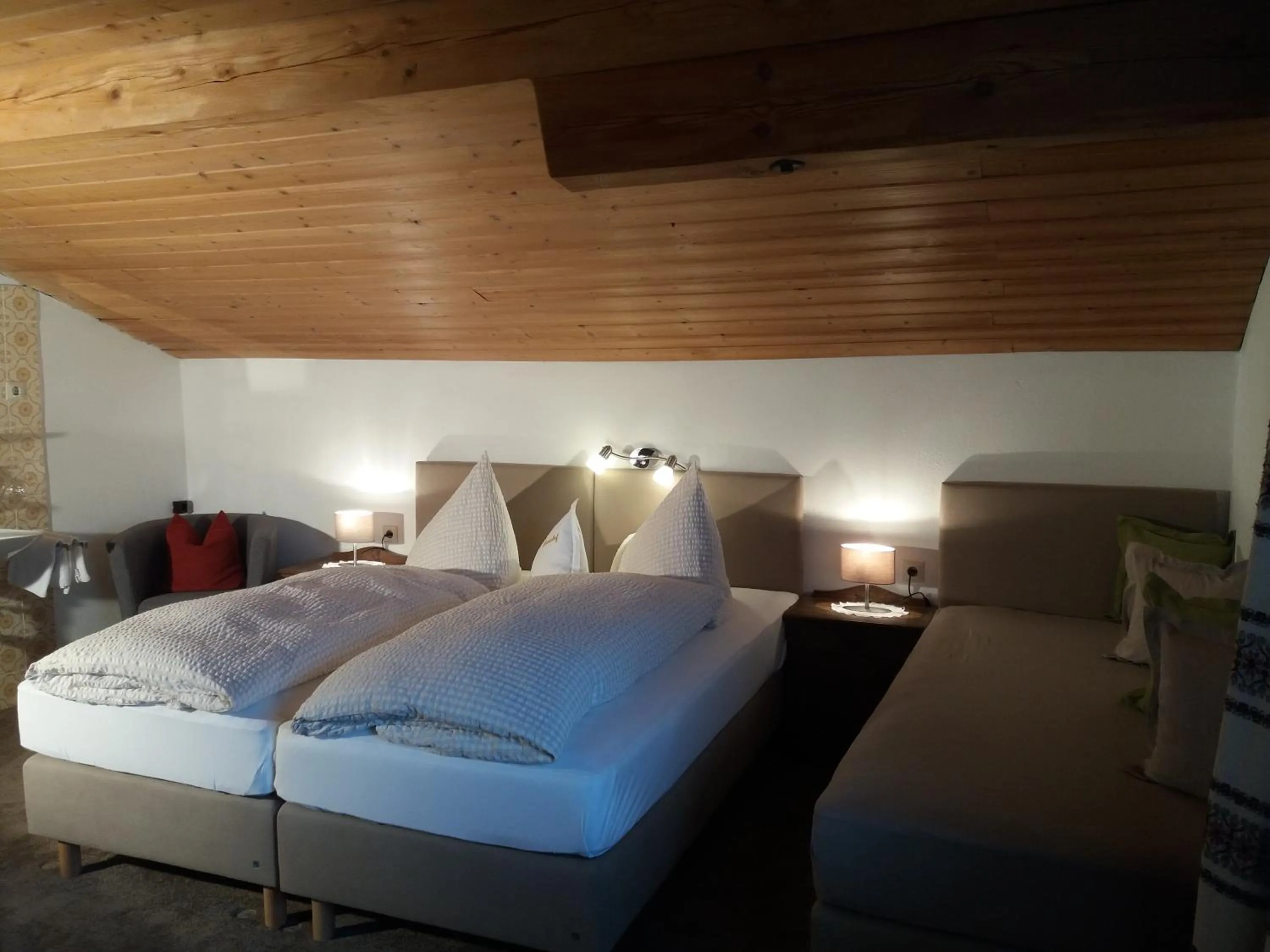 Bed in Pension Sonnenhof