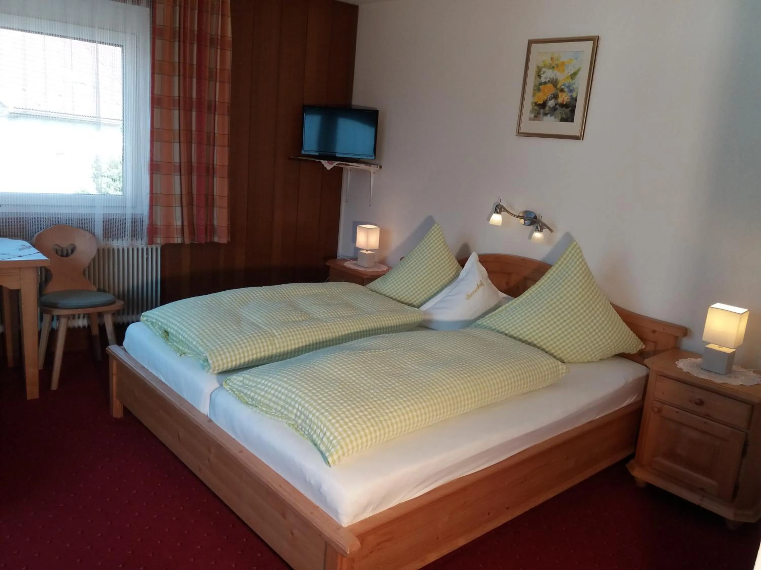 Bed in Pension Sonnenhof