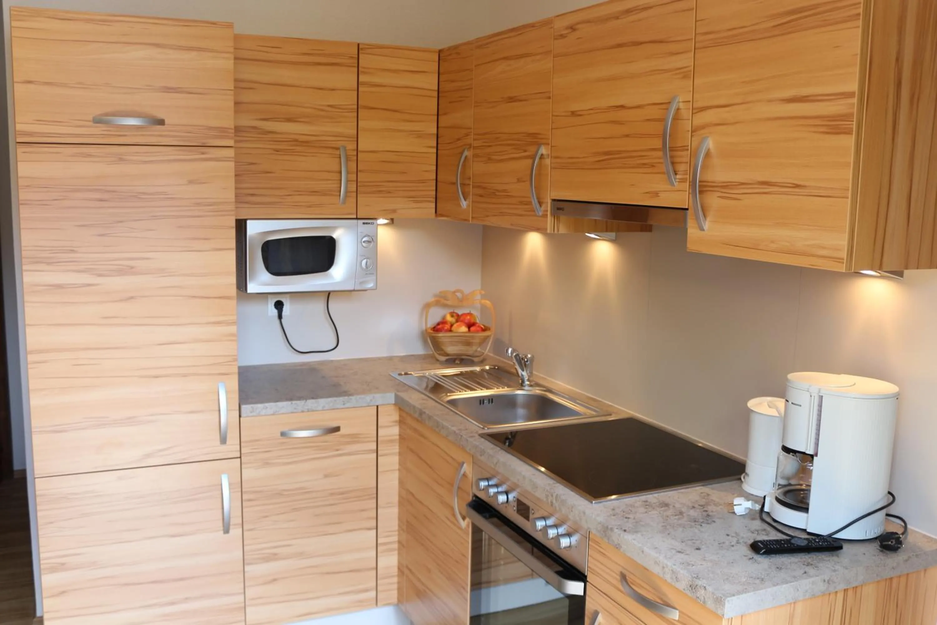 Kitchen or kitchenette in Pension Sonnenhof