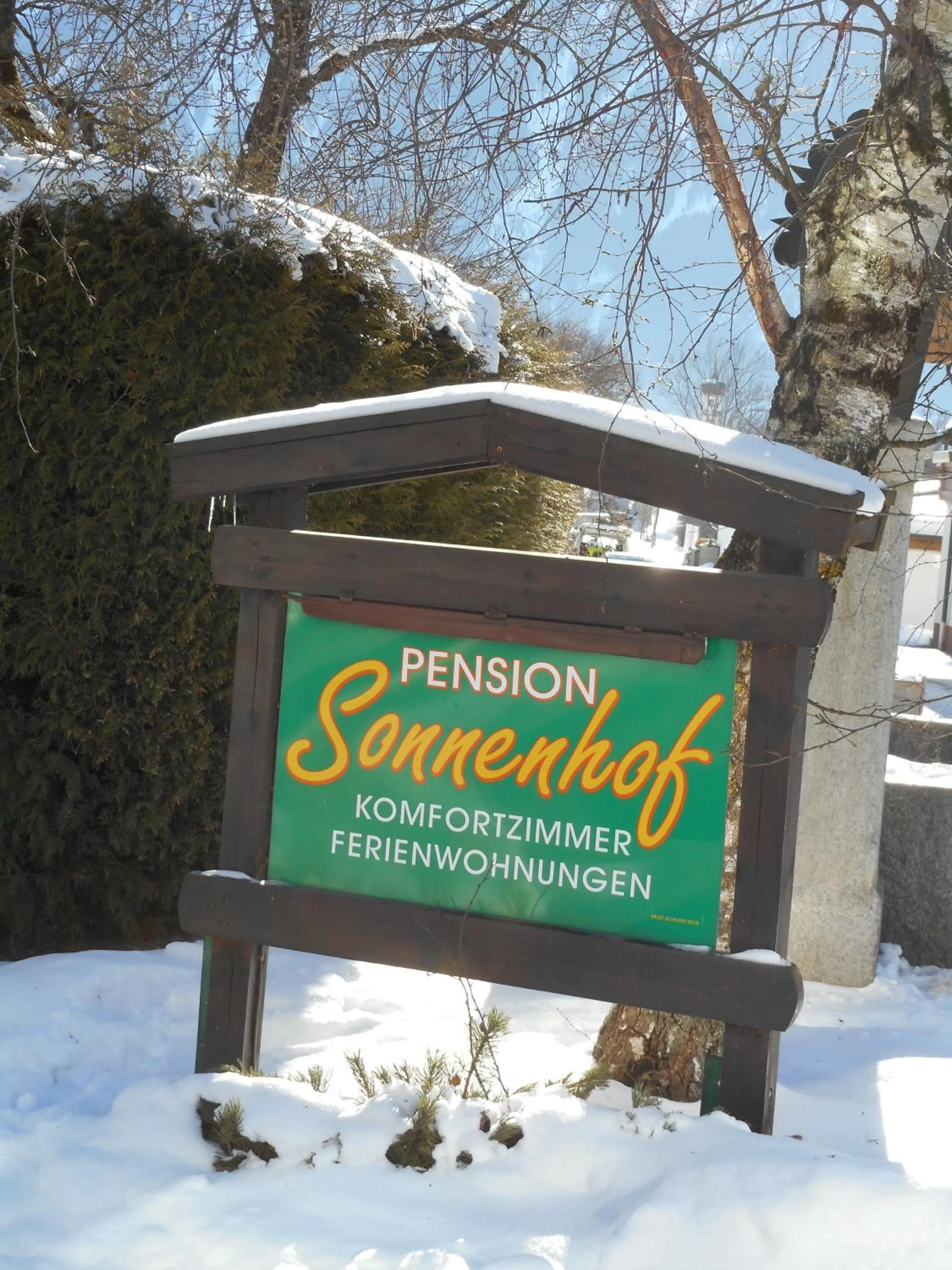 Winter in Pension Sonnenhof