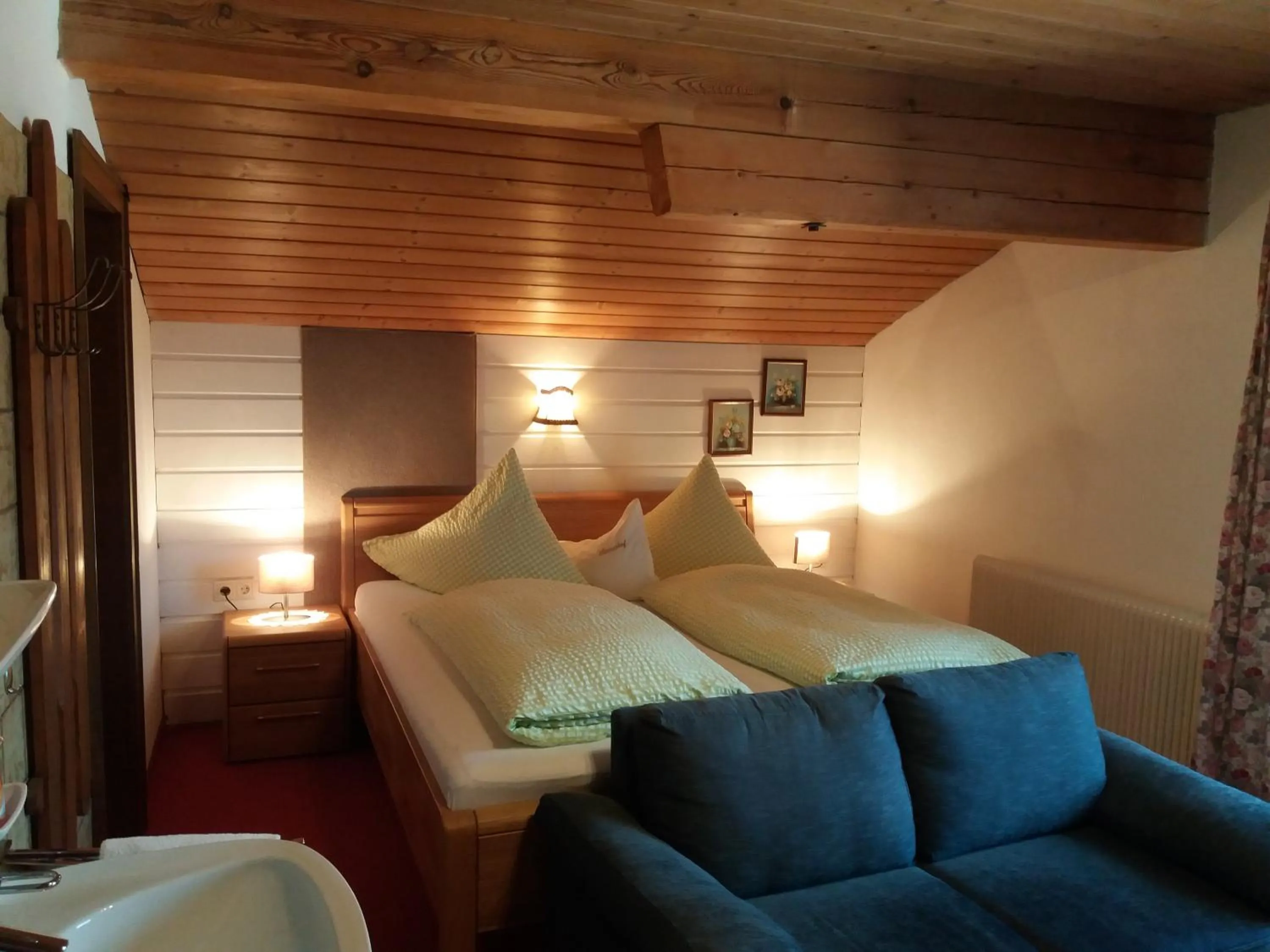 Bed in Pension Sonnenhof