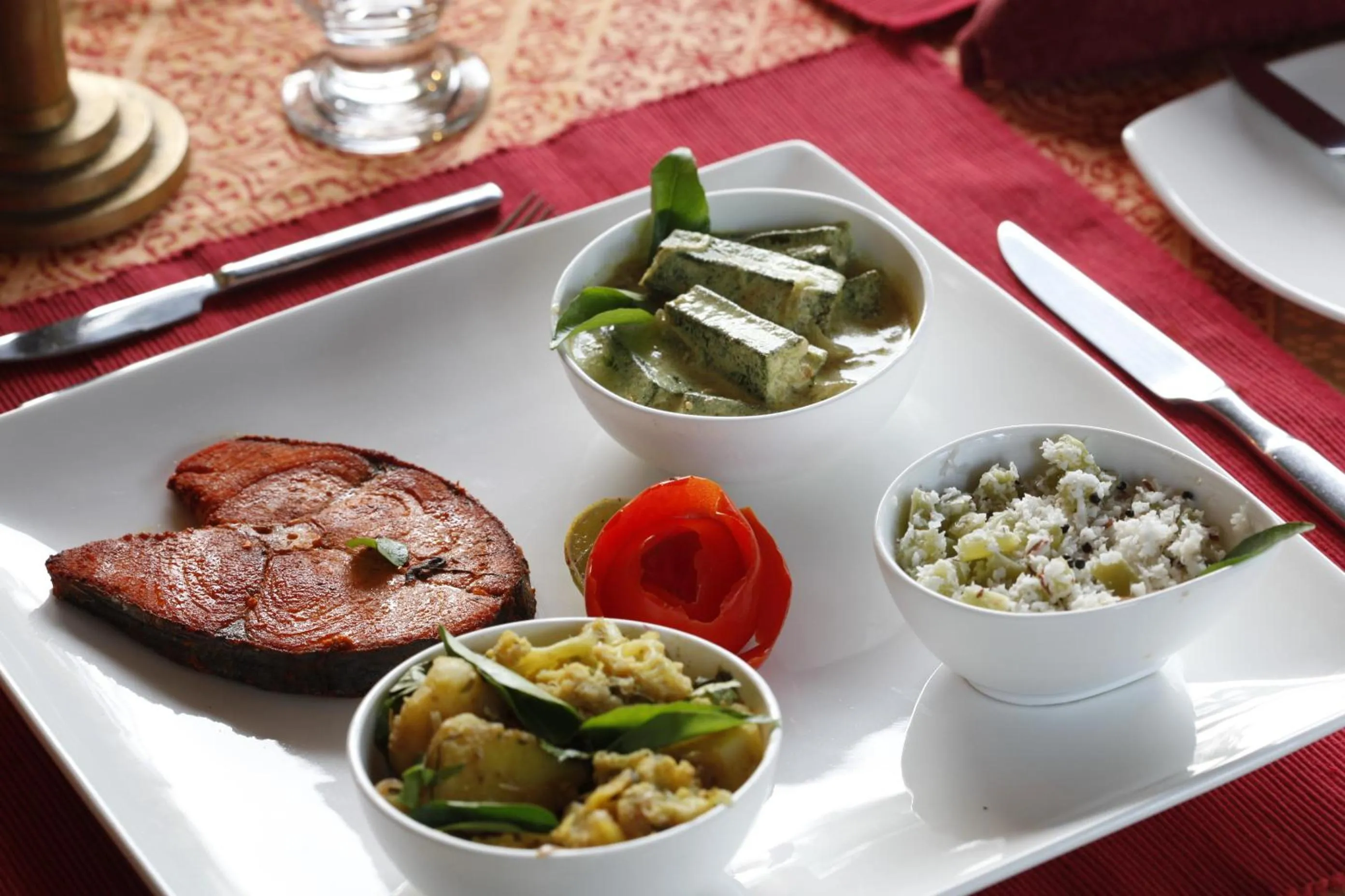 Food close-up in Amritara A Beach Symphony