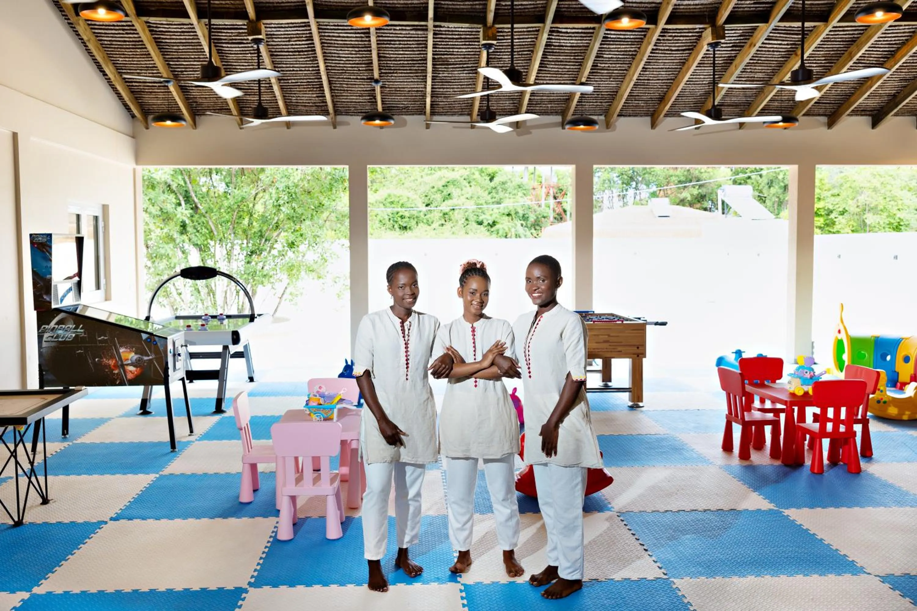 Kids's club in Bawe Island Zanzibar